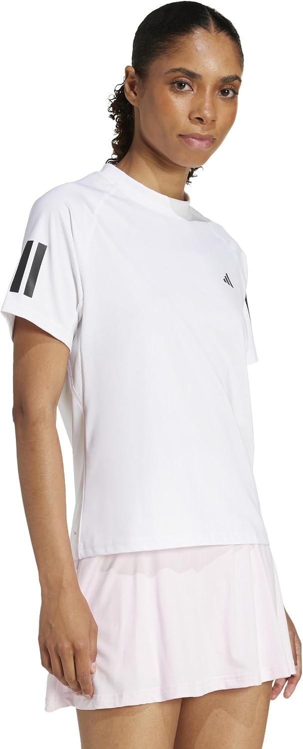 image:imageAdidas Womens Club Tennis Climacool 3Stripes TShirtWhite