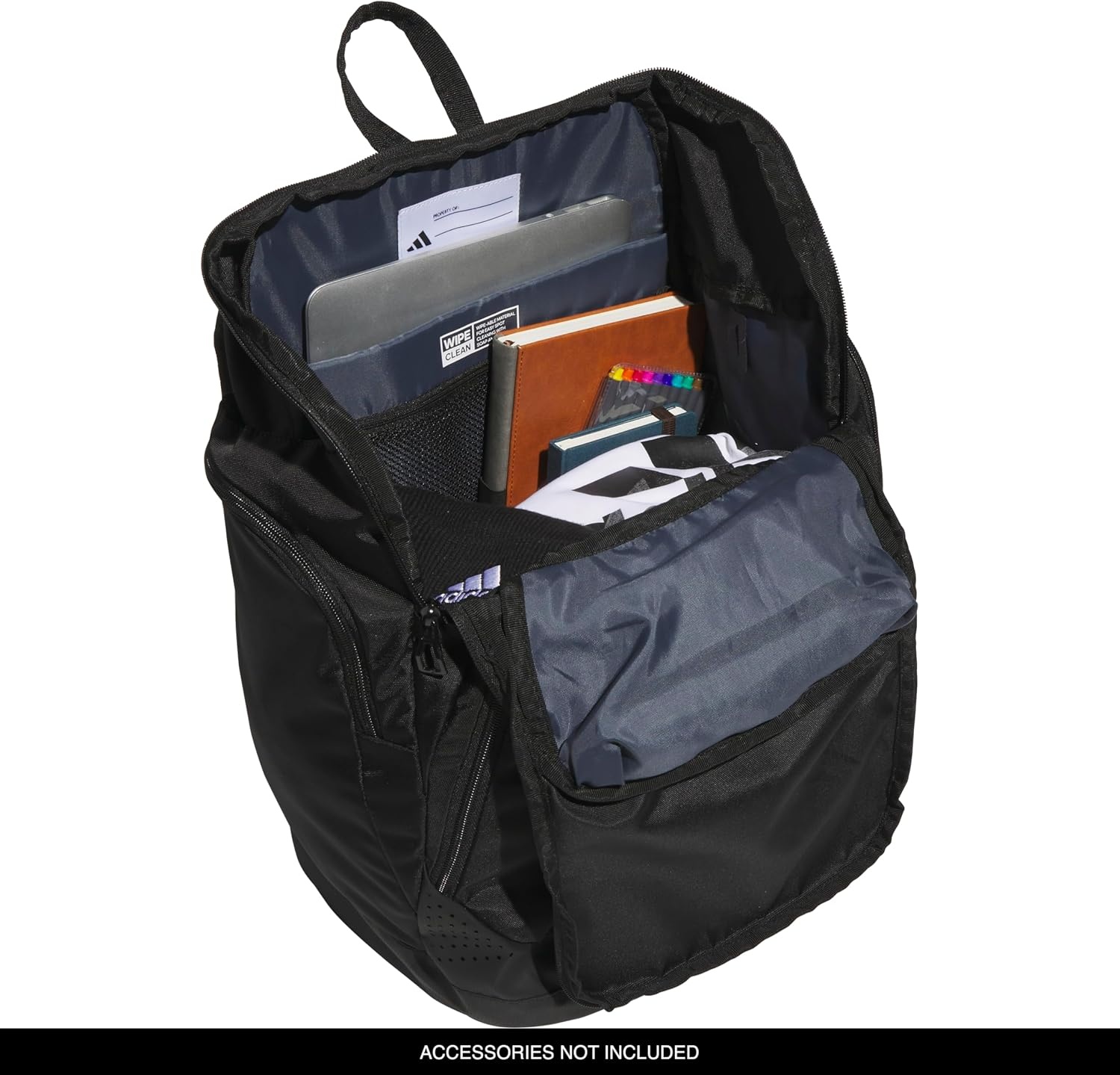 image:imageadidas 5Star Team 2 Backpack MultiSport Padded Laptop Sleeve Organizer Pockets WaterBottle Pockets Durable Build School Gym amp Travel ReadyBlack