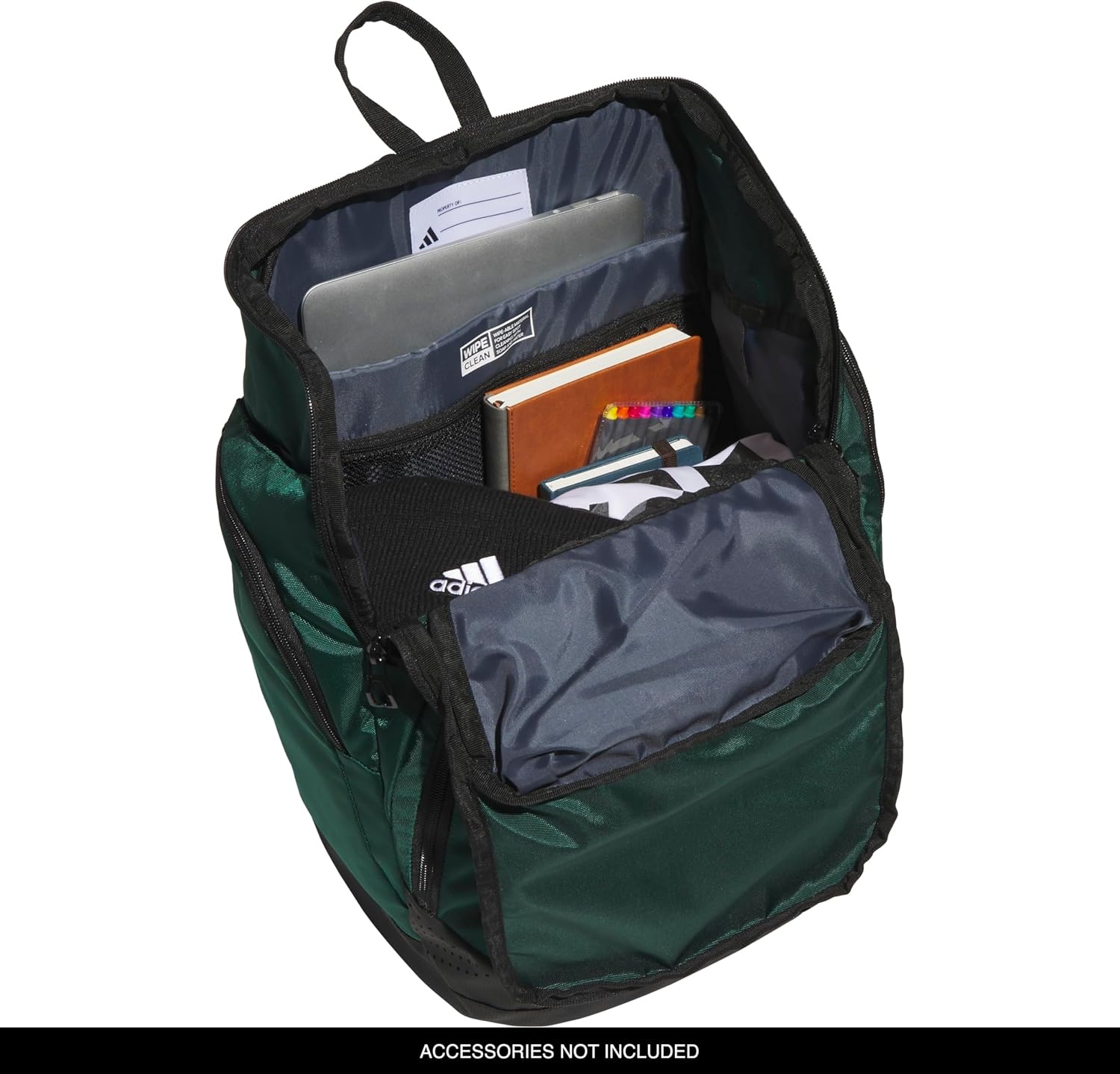 image:imageadidas 5Star Team 2 Backpack MultiSport Padded Laptop Sleeve Organizer Pockets WaterBottle Pockets Durable Build School Gym amp Travel ReadyTeam Dark Green