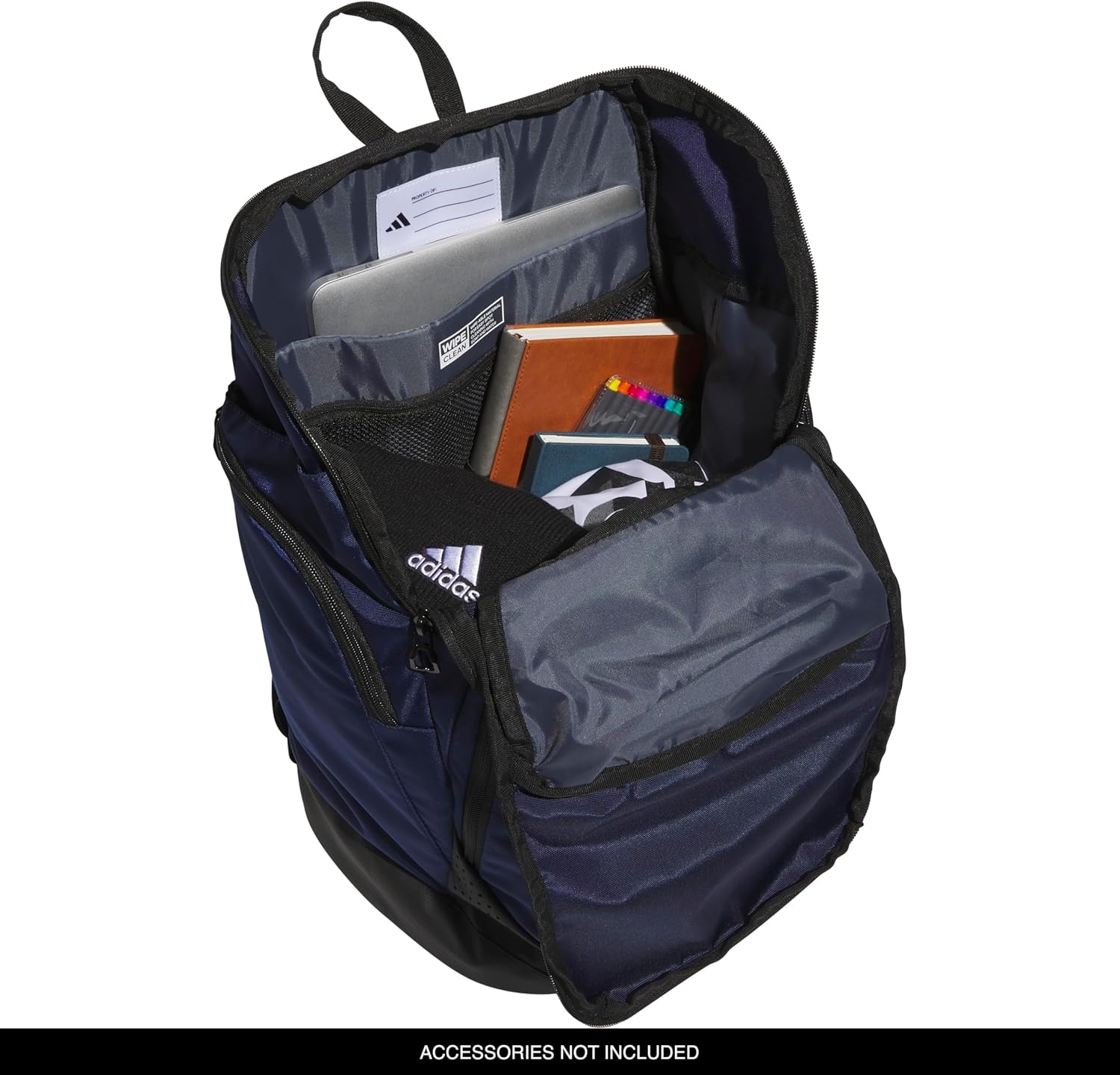 image:imageadidas 5Star Team 2 Backpack MultiSport Padded Laptop Sleeve Organizer Pockets WaterBottle Pockets Durable Build School Gym amp Travel ReadyTeam Navy Blue 2