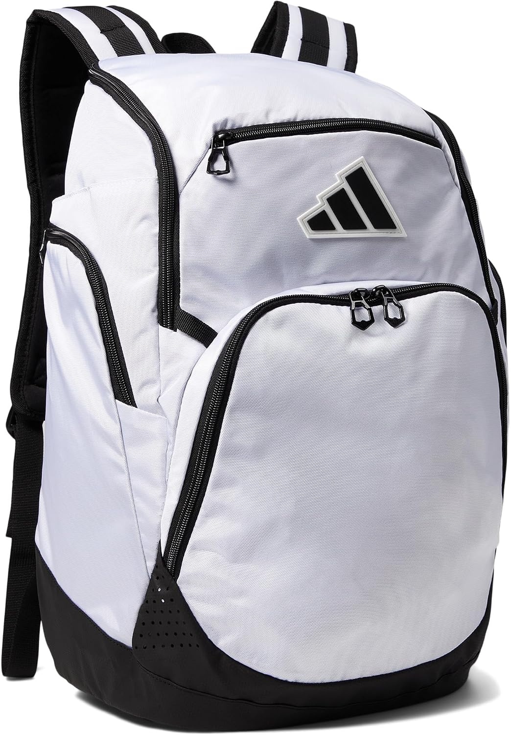 image:imageadidas 5Star Team 2 Backpack MultiSport Padded Laptop Sleeve Organizer Pockets WaterBottle Pockets Durable Build School Gym amp Travel ReadyWhite