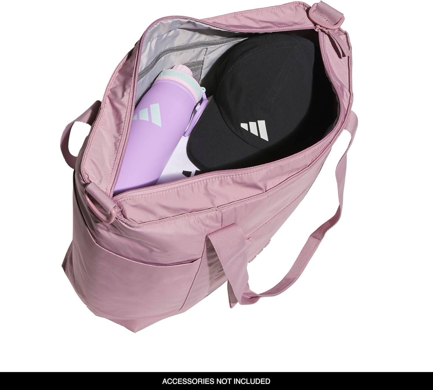image:imageadidas All Me Tote Roomy Interior Wears Two Ways Rolls With Your Suitcase Holds Your Laptop Open Top Tote Everyday amp Court ReadyMagic Mauve Purple3