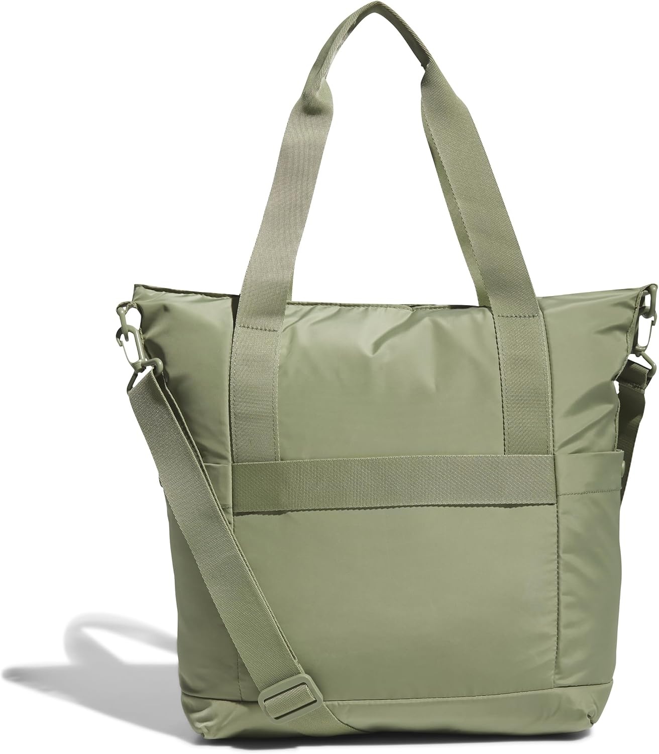 image:imageadidas All Me Tote Roomy Interior Wears Two Ways Rolls With Your Suitcase Holds Your Laptop Open Top Tote Everyday amp Court ReadyTent GreenGold Metallic2