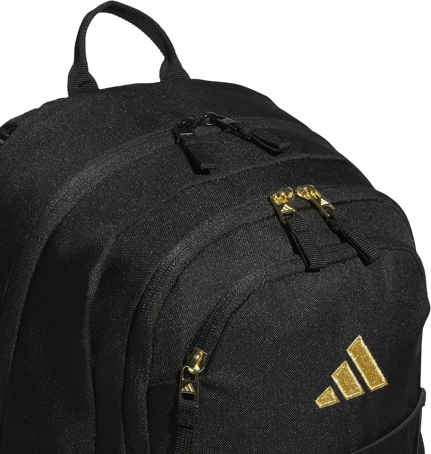 image:imageadidas Amplifier Backpack for Laptop School and Gym 28LBlackGold MetallicBungee