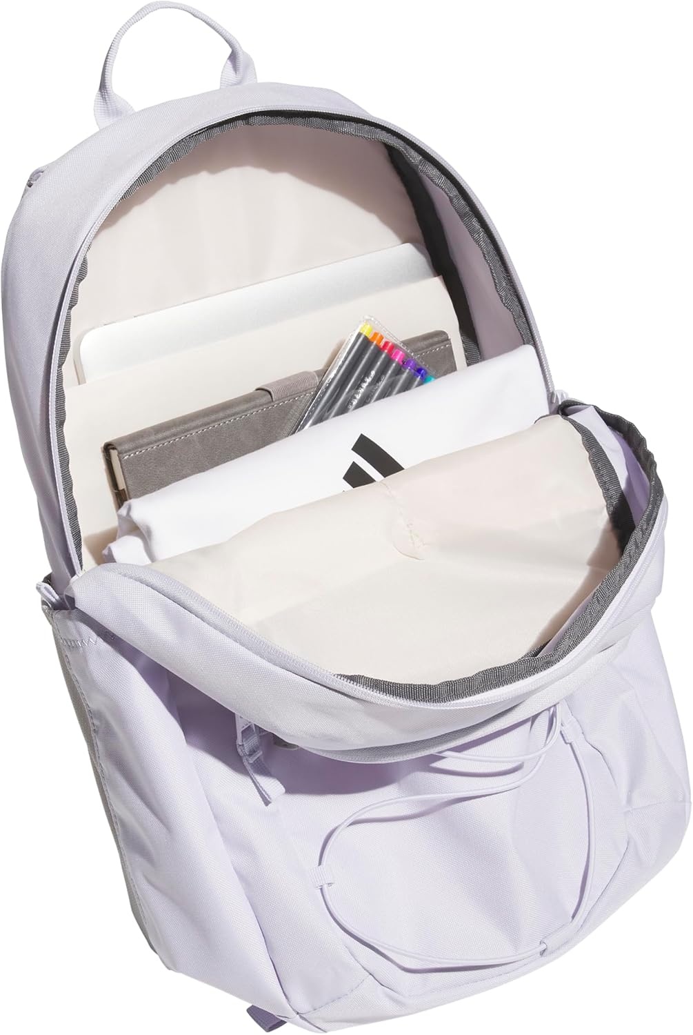 image:imageadidas Amplifier Backpack for Laptop School and Gym 28LFrozen PurpleBungee