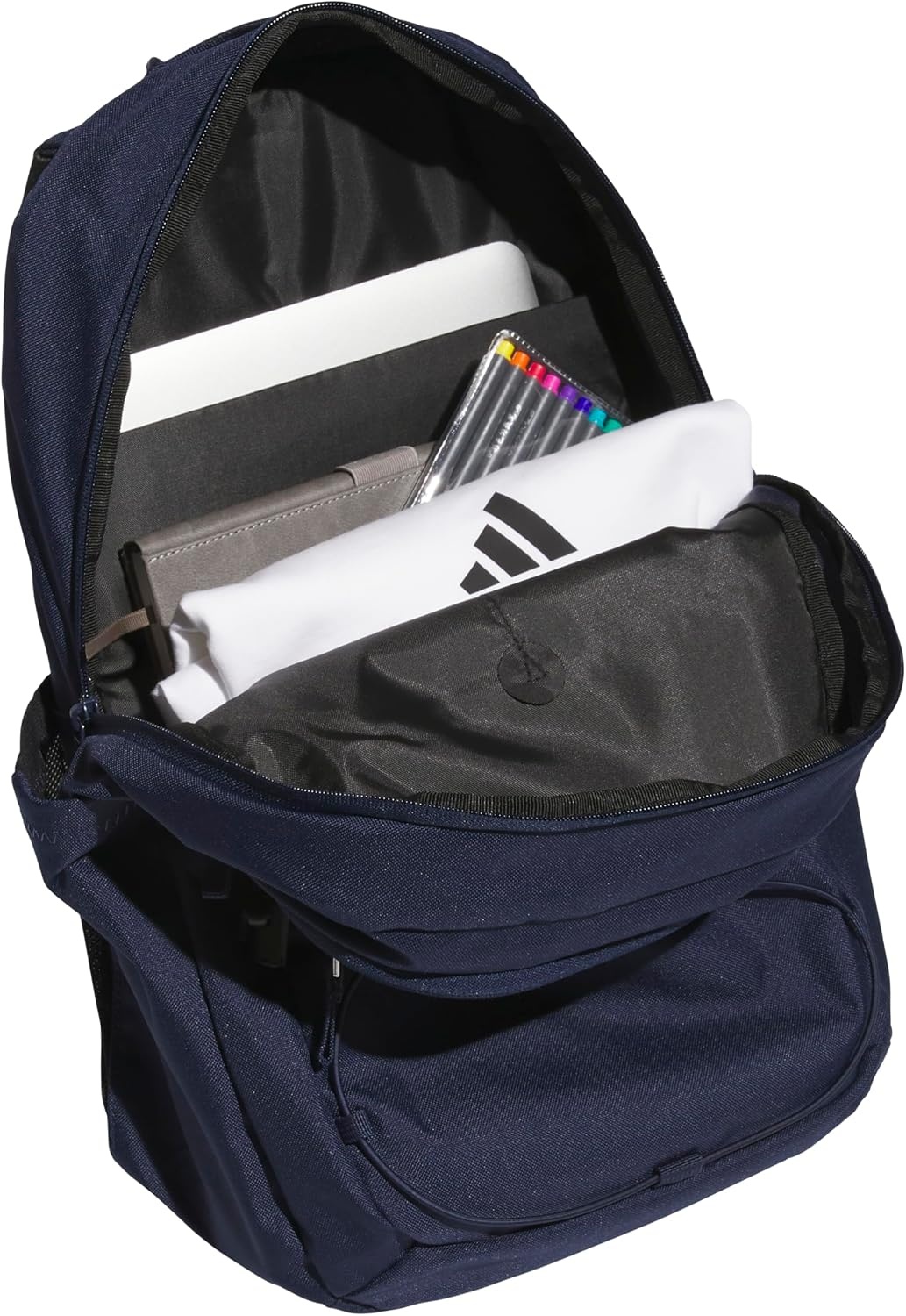 image:imageadidas Amplifier Backpack for Laptop School and Gym 28LNight IndigoBlackBungee