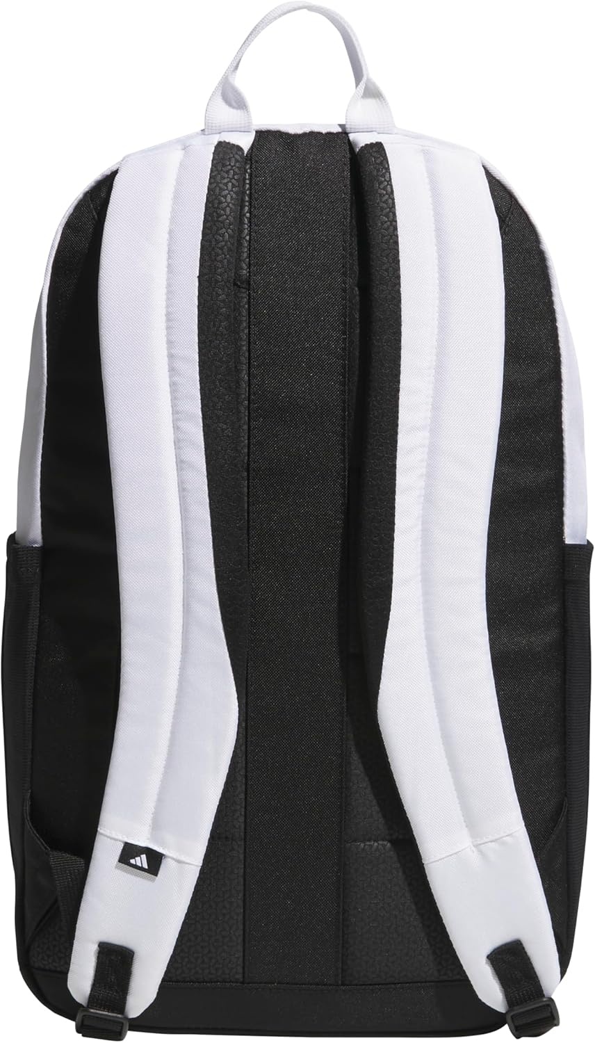 image:imageadidas Amplifier Backpack for Laptop School and Gym 28LWhiteBlackRegular