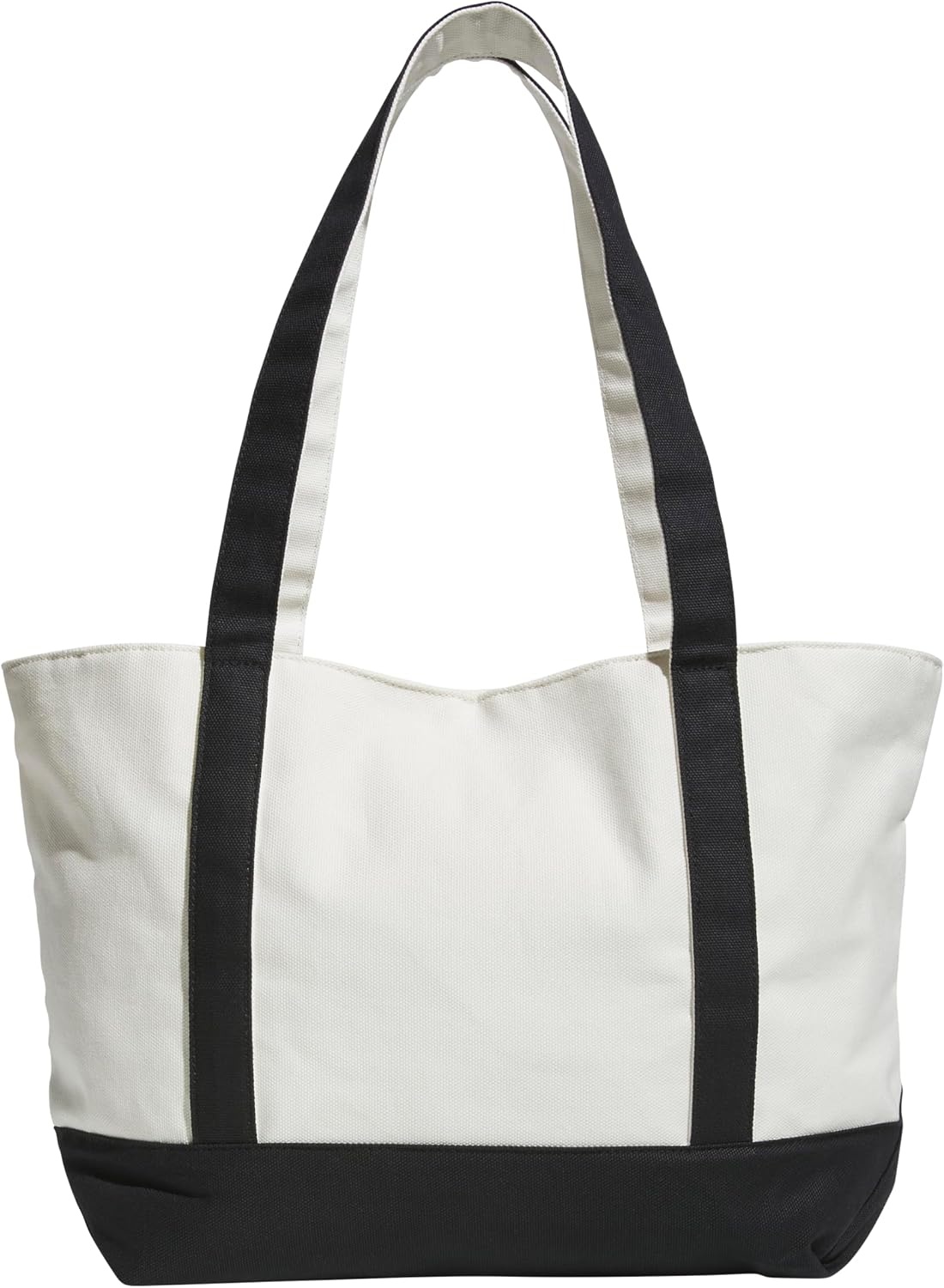 image:imageadidas Canvas Court Tote Bag Roomy Interior Interior Pockets Comfortable Straps Durable Build Everyday amp Court ReadyBlackOff White2Regular 28l
