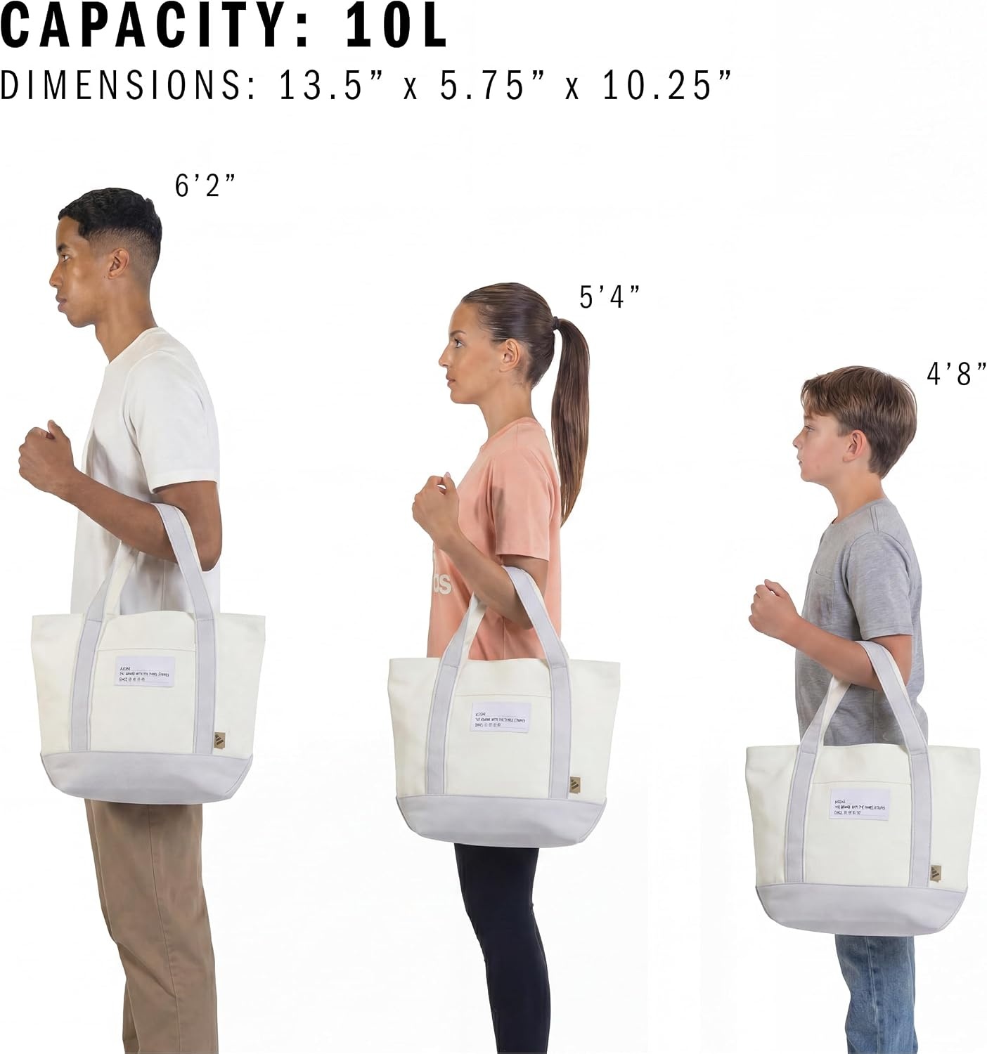 image:imageadidas Canvas Court Tote Bag Roomy Interior Interior Pockets Comfortable Straps Durable Build Everyday amp Court ReadyFrozen PurpleOff WhiteMini 10l