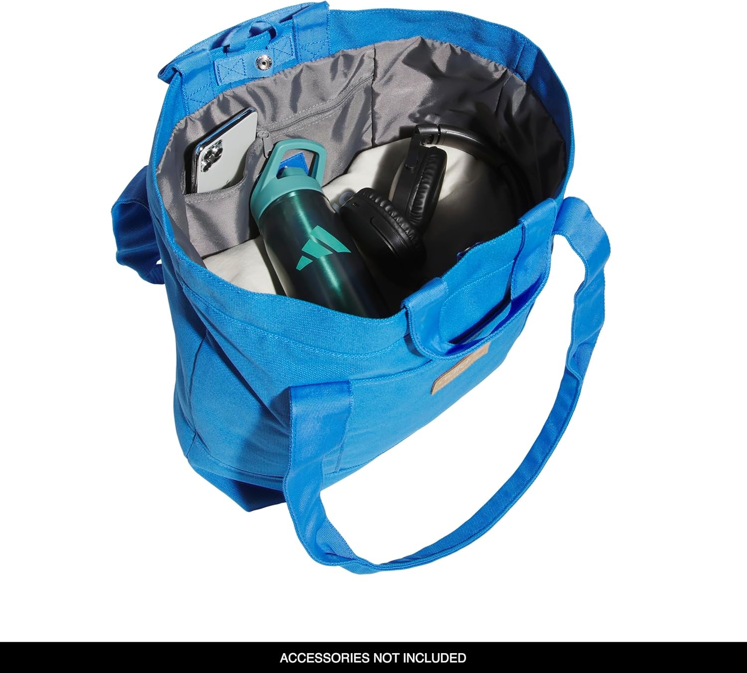 image:imageadidas Canvas Court Tote Bag Roomy Interior Interior Pockets Comfortable Straps Durable Build Everyday amp Court ReadyRay Blue1Regular 28l