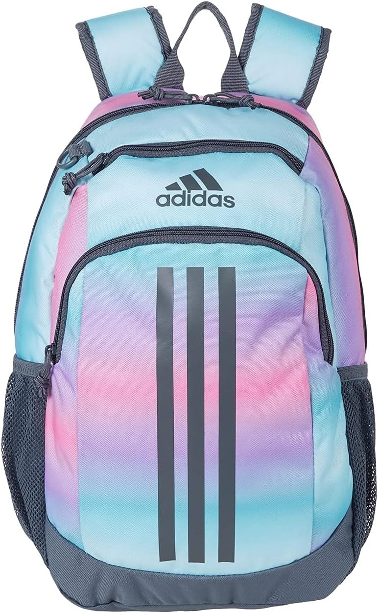 image:imageadidas Creator School Backpack 21L Padded Laptop Sleeve Durable Build RightSized For Kids Carries Comfortably Spills Wipe Away School Gym amp Travel ReadyGradient Rose Tone PinkOnix Grey2