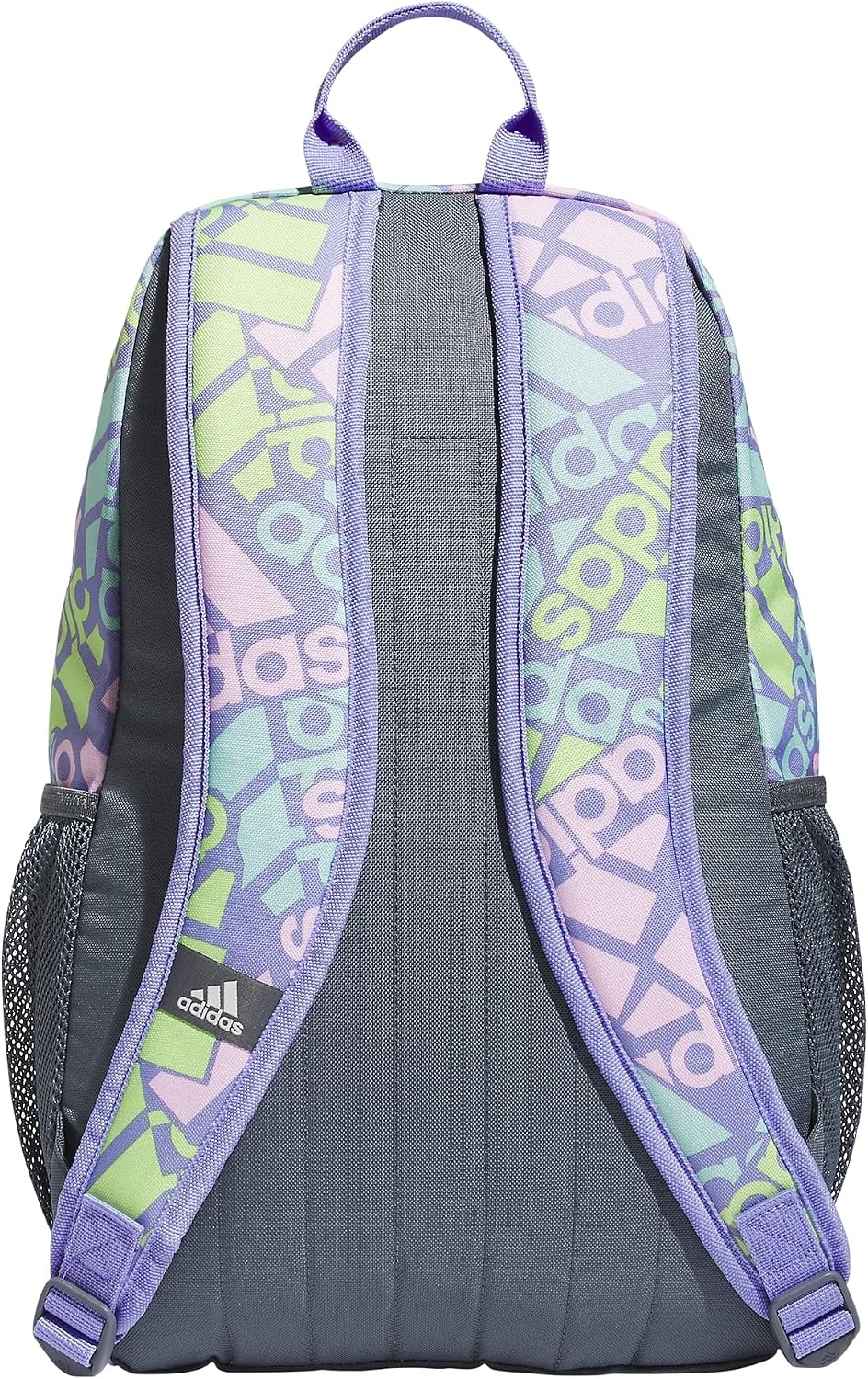 image:imageadidas Creator School Backpack 21L Padded Laptop Sleeve Durable Build RightSized For Kids Carries Comfortably Spills Wipe Away School Gym amp Travel ReadyAdi Multi Collage Light PurpleOnix GreyWhite2