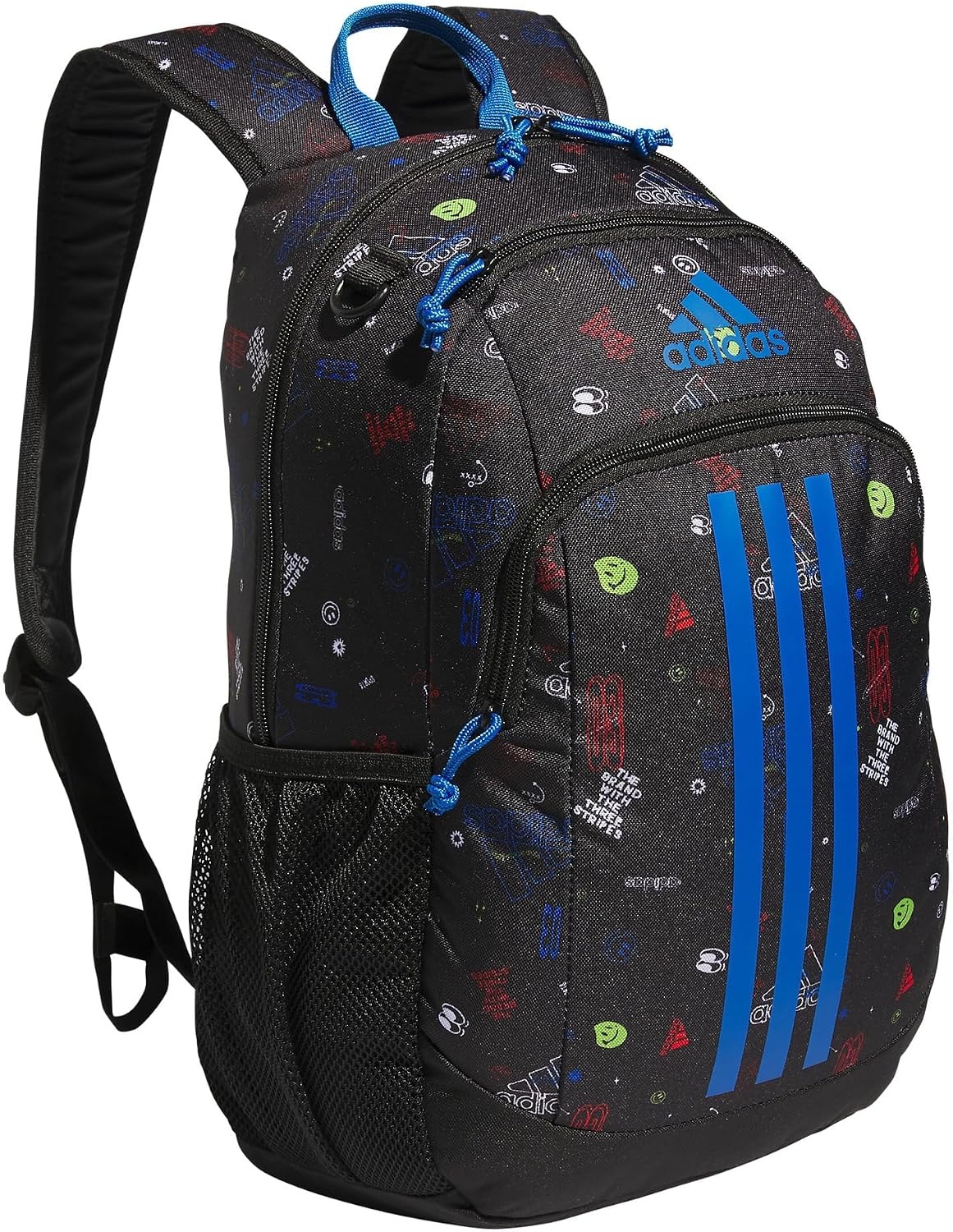 image:imageadidas Creator School Backpack 21L Padded Laptop Sleeve Durable Build RightSized For Kids Carries Comfortably Spills Wipe Away School Gym amp Travel ReadyIcon Brand Love BlackBright Royal Blue2