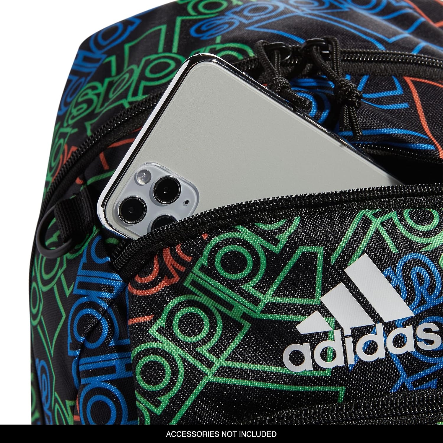 image:imageadidas Creator School Backpack 21L Padded Laptop Sleeve Durable Build RightSized For Kids Carries Comfortably Spills Wipe Away School Gym amp Travel ReadyOutline Bos TossBlackWhite2