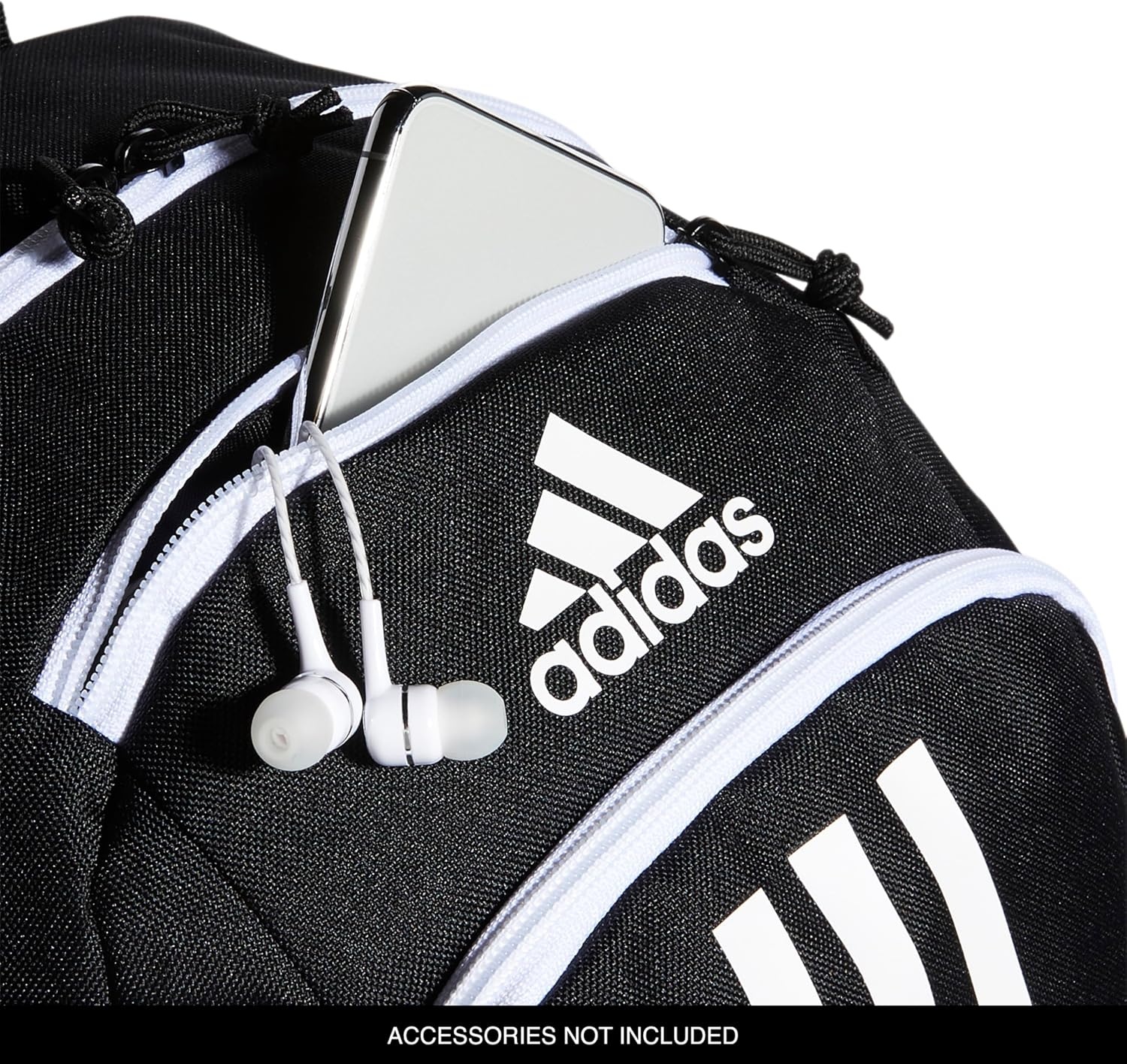 image:imageadidas Creator School Backpack 21L Padded Laptop Sleeve Durable Build RightSized For Kids Carries Comfortably Spills Wipe Away School Gym amp Travel ReadyBlackWhite2