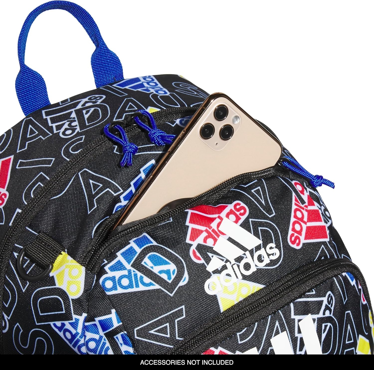 image:imageadidas Creator School Backpack 21L Padded Laptop Sleeve Durable Build RightSized For Kids Carries Comfortably Spills Wipe Away School Gym amp Travel ReadyAdi Comp BlackTeam Royal Blue2