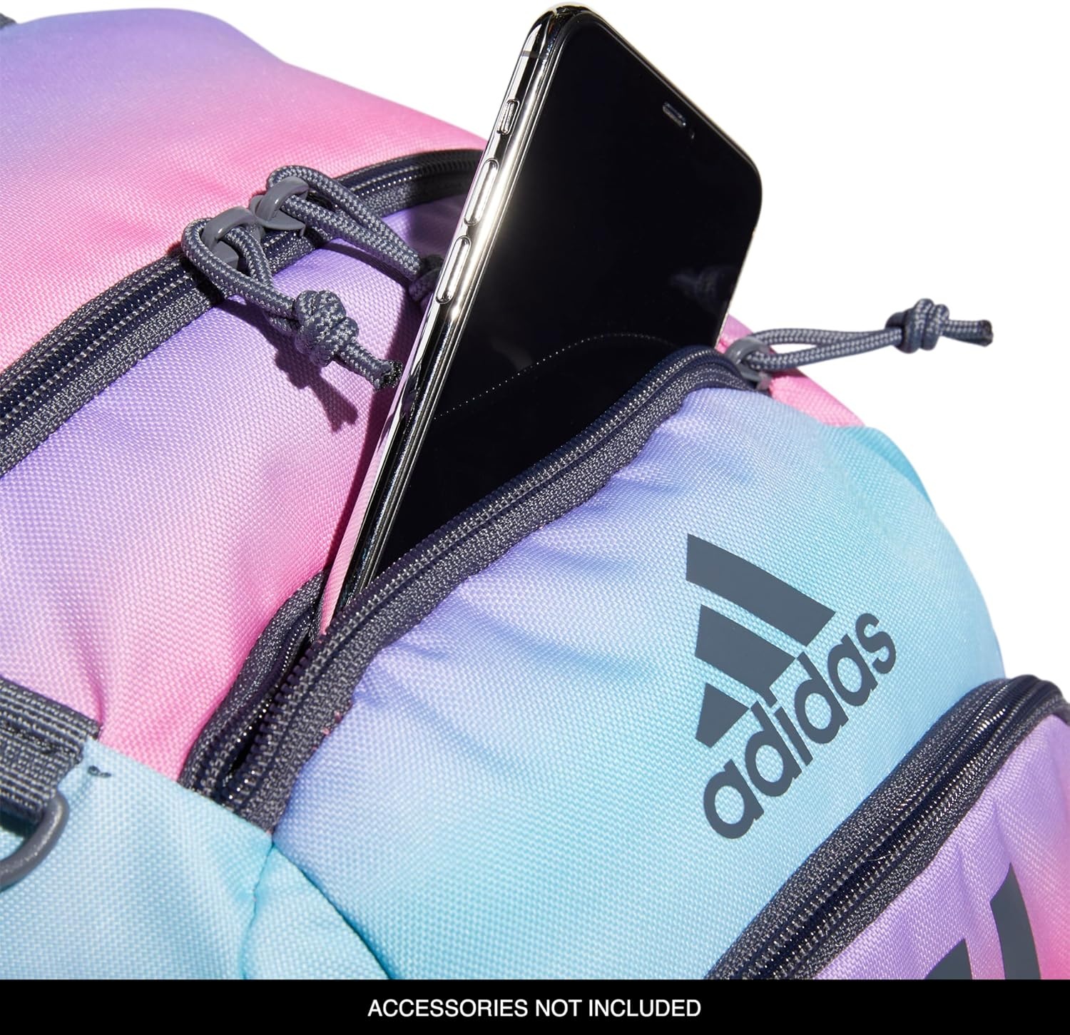 image:imageadidas Creator School Backpack 21L Padded Laptop Sleeve Durable Build RightSized For Kids Carries Comfortably Spills Wipe Away School Gym amp Travel ReadyGradient Rose Tone PinkOnix Grey2