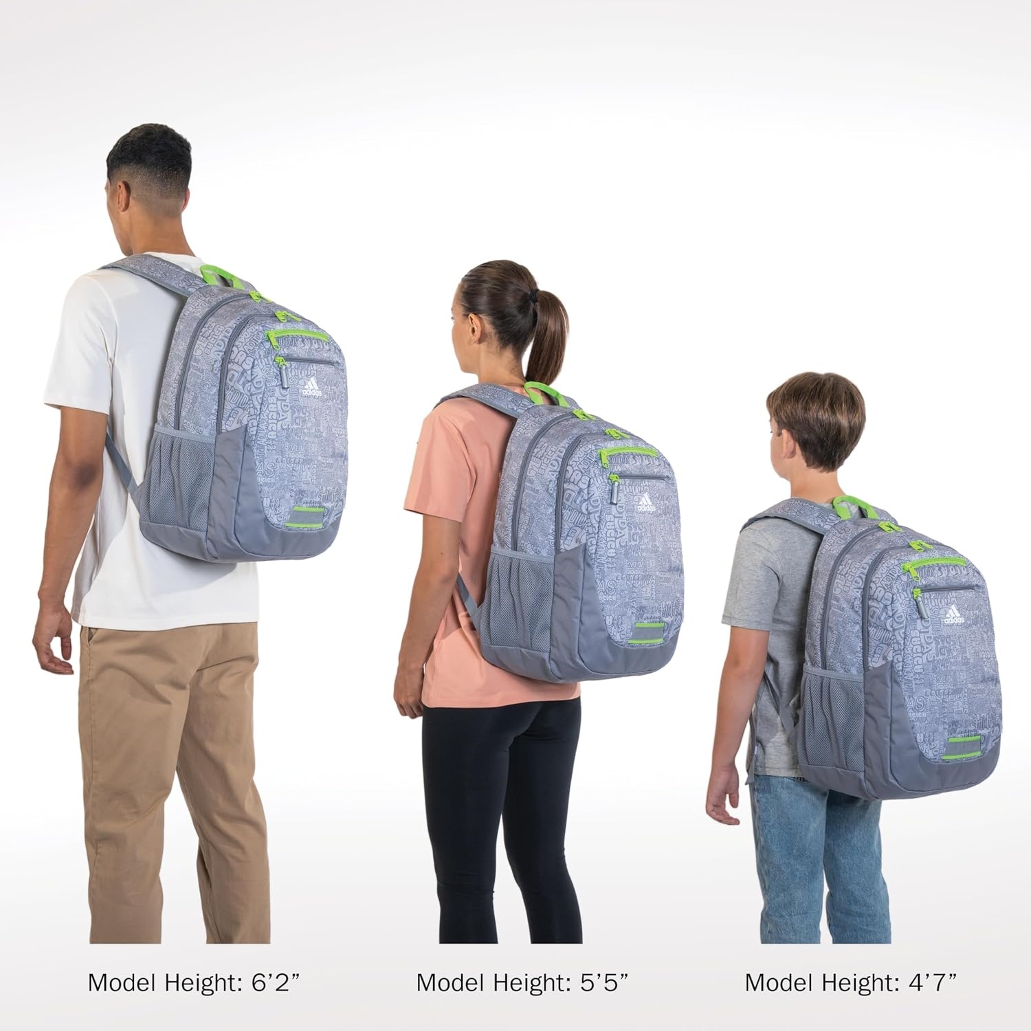 image:imageadidas Foundation Backpack 38LHall Pass Semi Flash AquaPink Spark