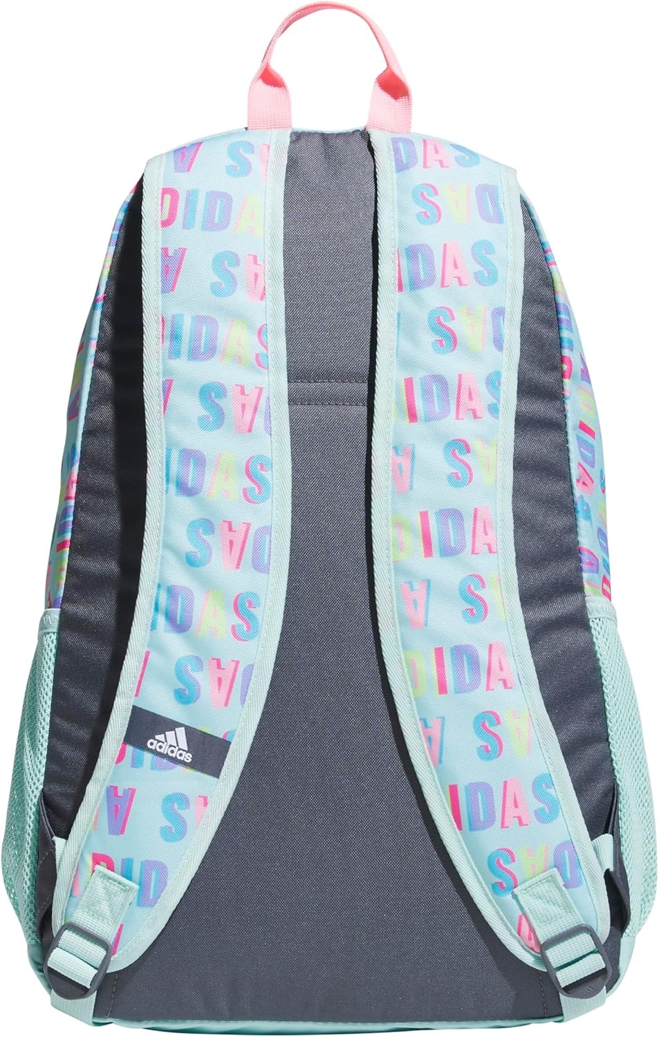 image:imageadidas Foundation Backpack 38LHall Pass Semi Flash AquaPink Spark