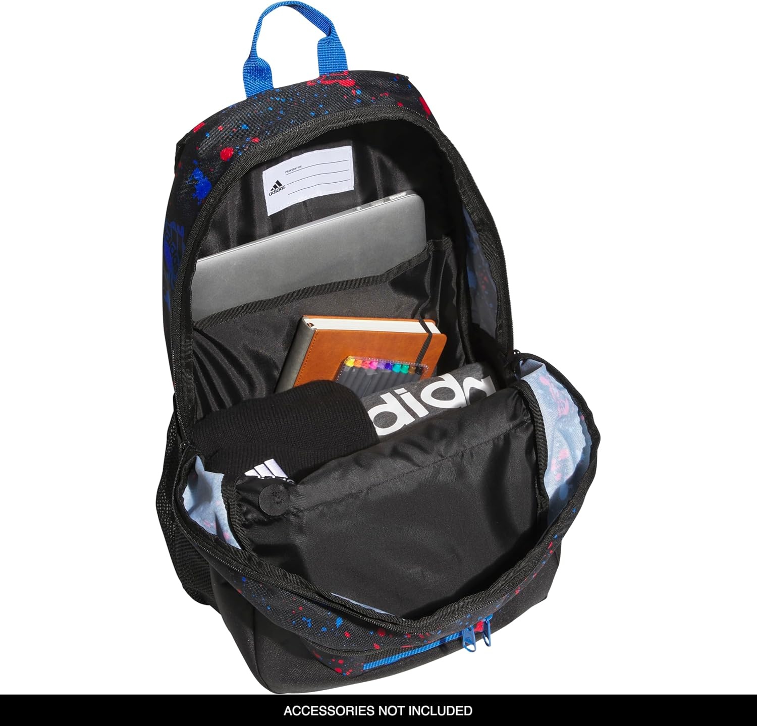 image:imageadidas Foundation Backpack 38LSplatter BlackBright Royal Blue