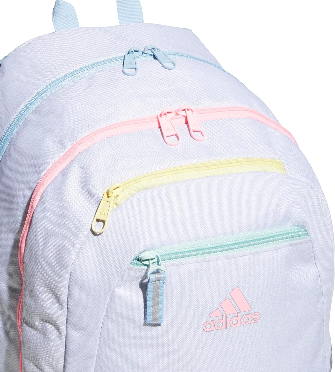 image:imageadidas Foundation Backpack 38LTwill WhitePink SparkGrey