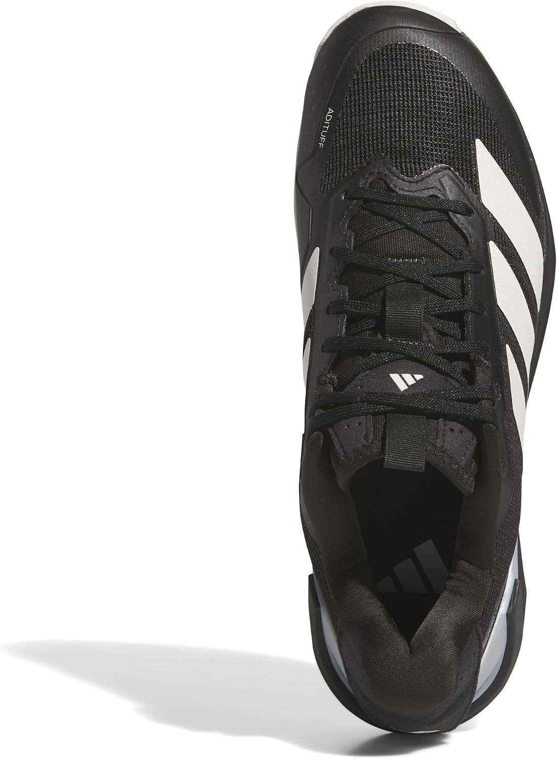 image:imageadidas Mens Adizero Ubersonic 5 Tennis ShoesBlackZero MetallicSilver Metallic