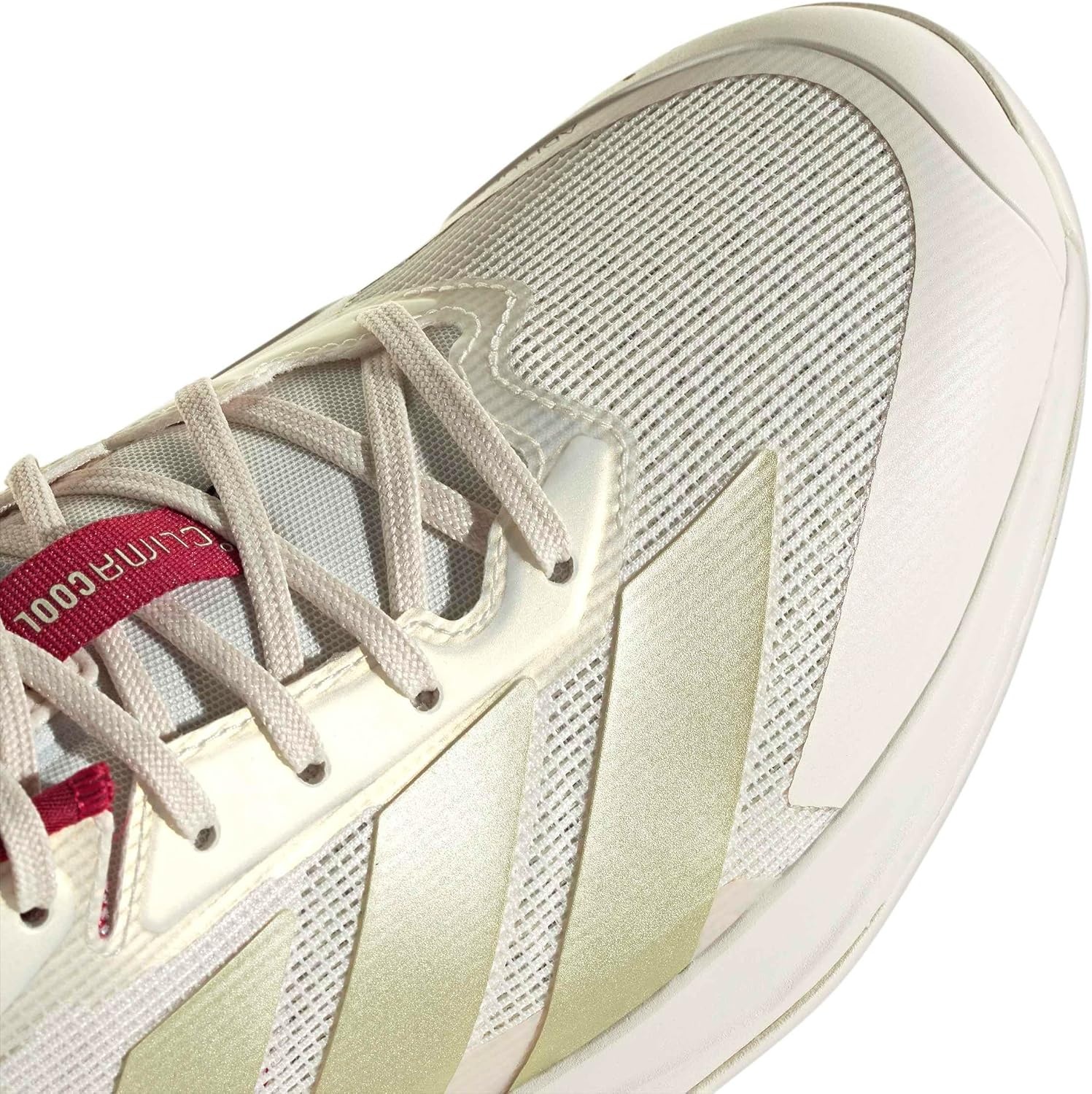 image:imageadidas Mens Adizero Ubersonic 5 Tennis ShoesChalk WhiteIce Gold MetallicLegend Ink