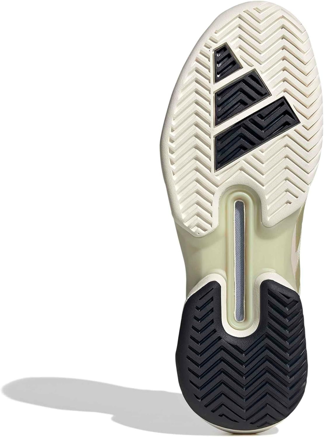 image:imageadidas Mens Adizero Ubersonic 5 Tennis ShoesChalk WhiteIce Gold MetallicLegend Ink