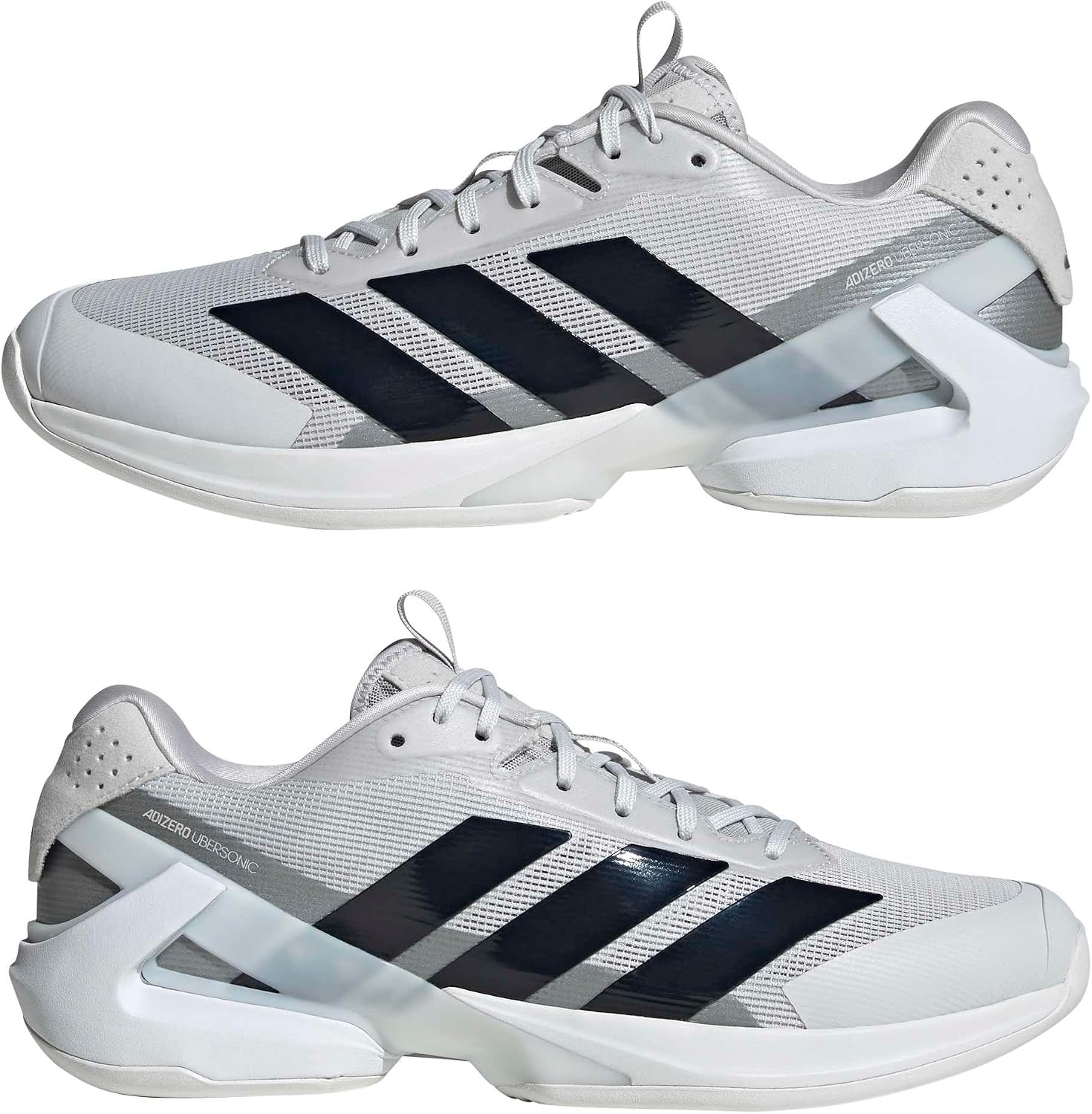 image:imageadidas Mens Adizero Ubersonic 5 Tennis ShoesDash GreyAurora InkTech Grey Metallic