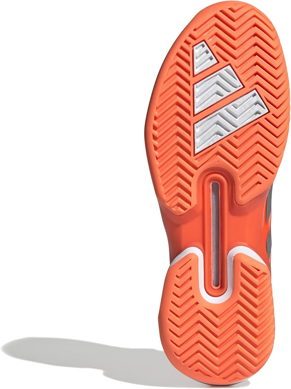 image:imageadidas Mens Adizero Ubersonic 5 Tennis ShoesLucid OrangeSilver MetallicBlack