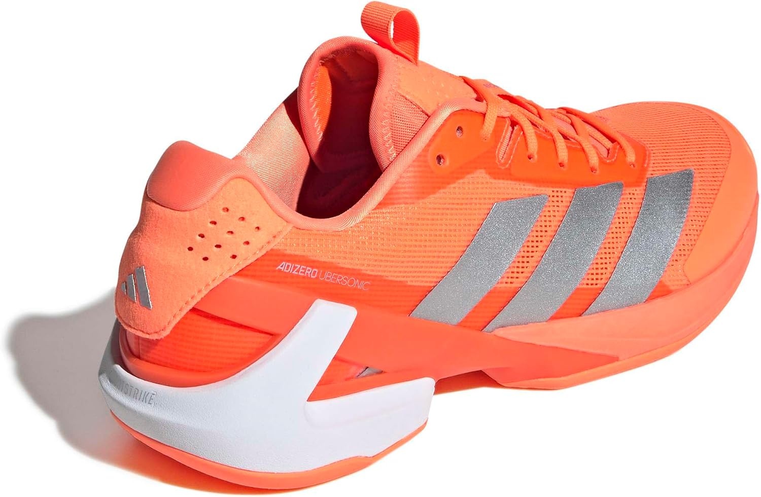 image:imageadidas Mens Adizero Ubersonic 5 Tennis ShoesLucid OrangeSilver MetallicBlack