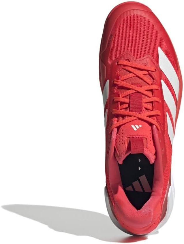 image:imageadidas Mens Adizero Ubersonic 5 Tennis ShoesLucid RedZero MetallicAurora Ruby