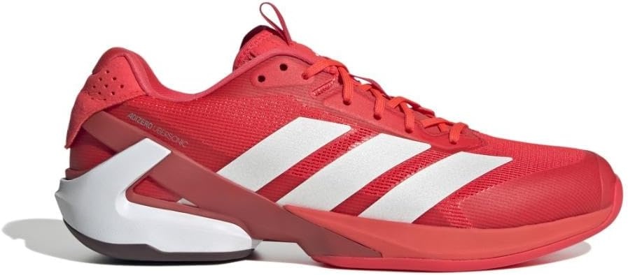 image:imageadidas Mens Adizero Ubersonic 5 Tennis ShoesLucid RedZero MetallicAurora Ruby