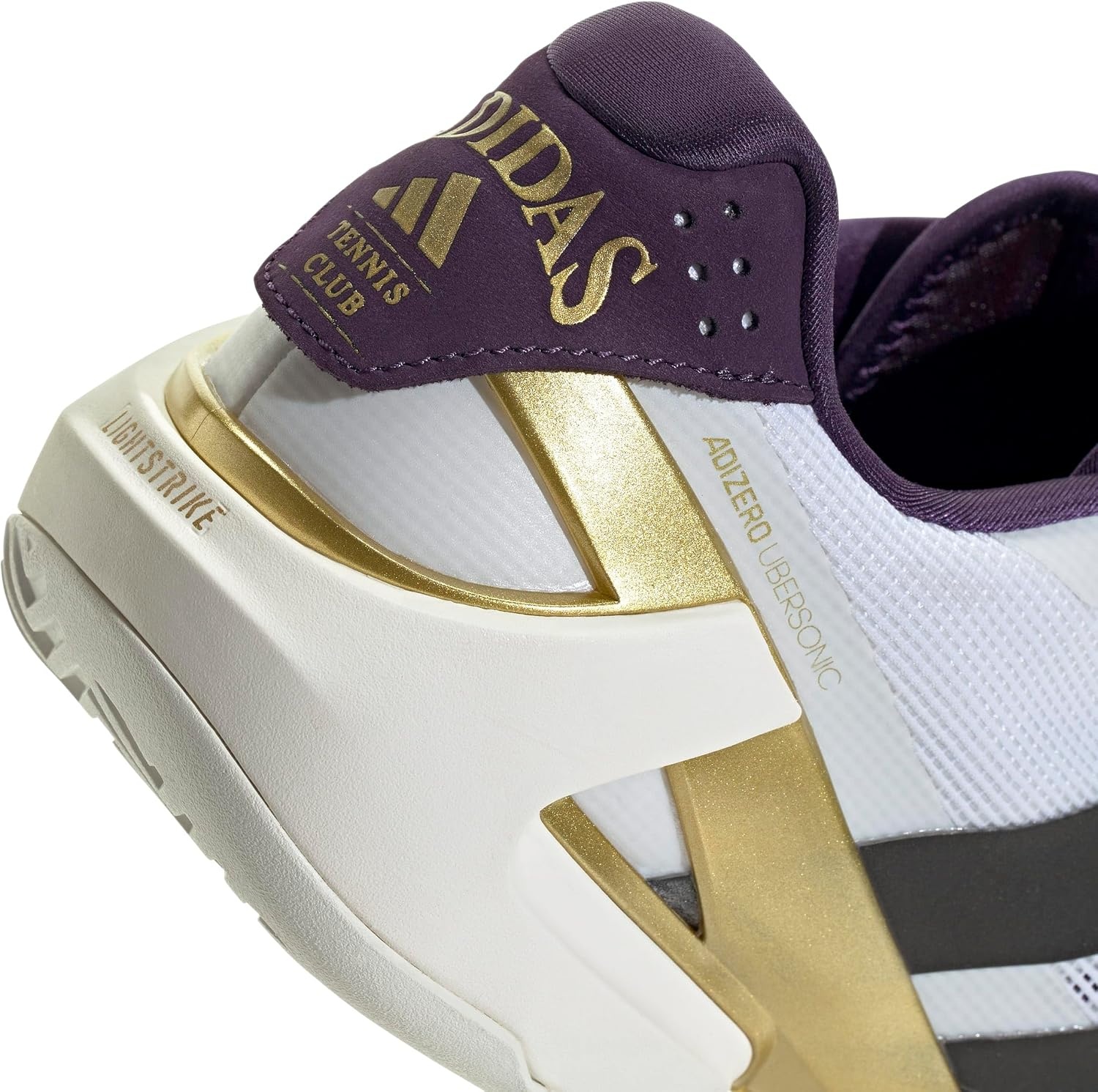 image:imageadidas Mens Adizero Ubersonic 5 Tennis ShoesWhiteBlackAurora Plum