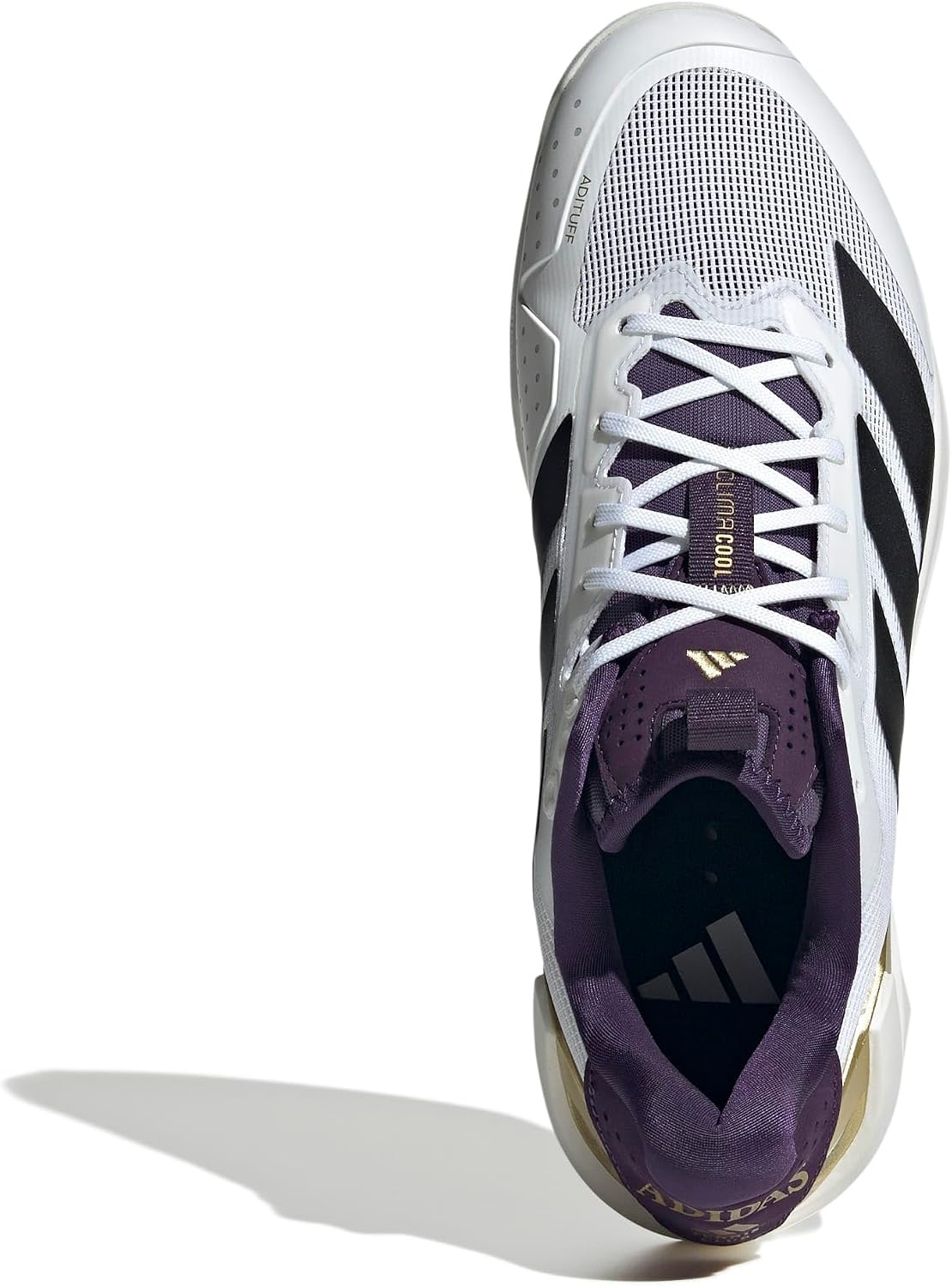 image:imageadidas Mens Adizero Ubersonic 5 Tennis ShoesWhiteBlackAurora Plum