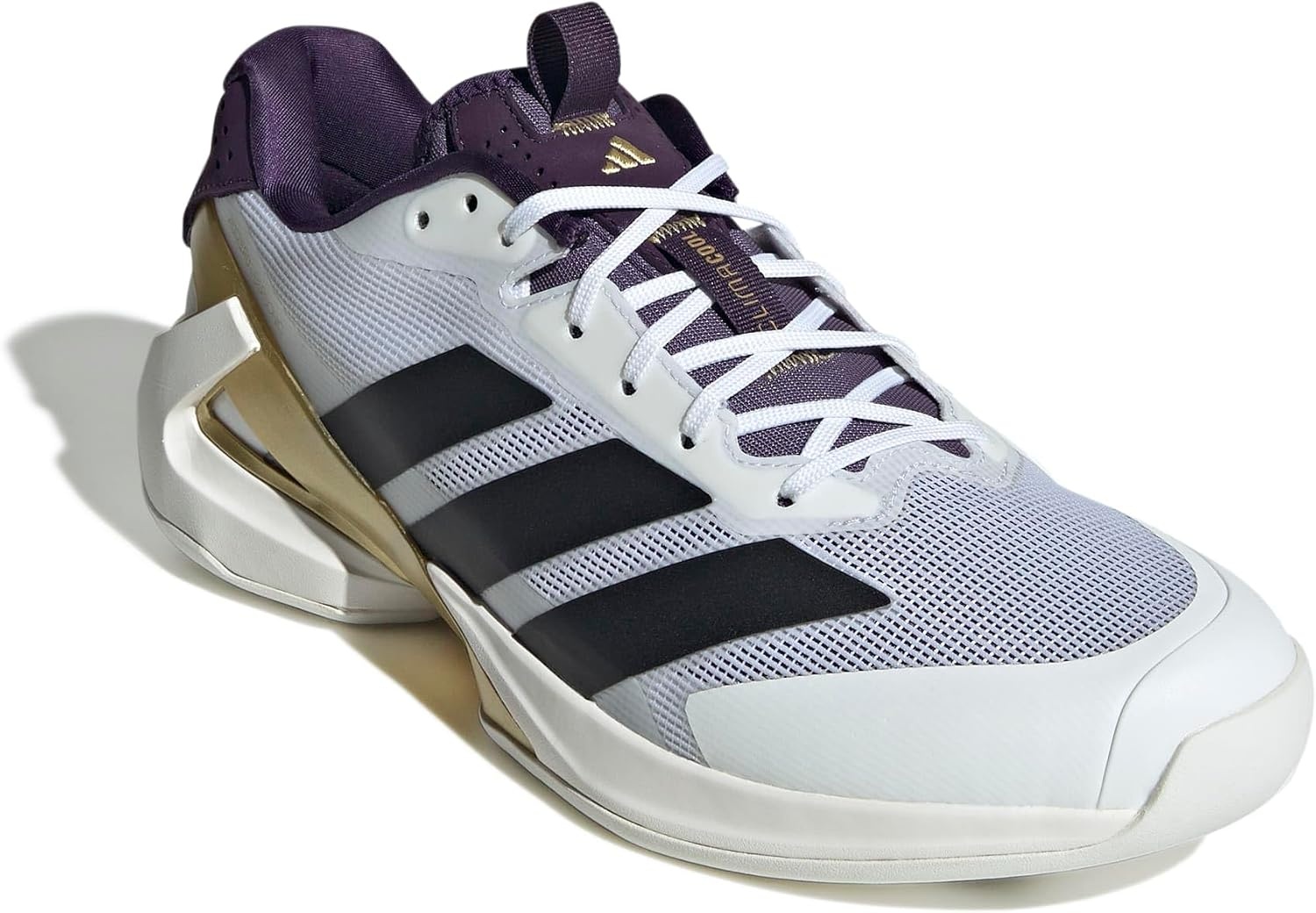 image:imageadidas Mens Adizero Ubersonic 5 Tennis ShoesWhiteBlackAurora Plum