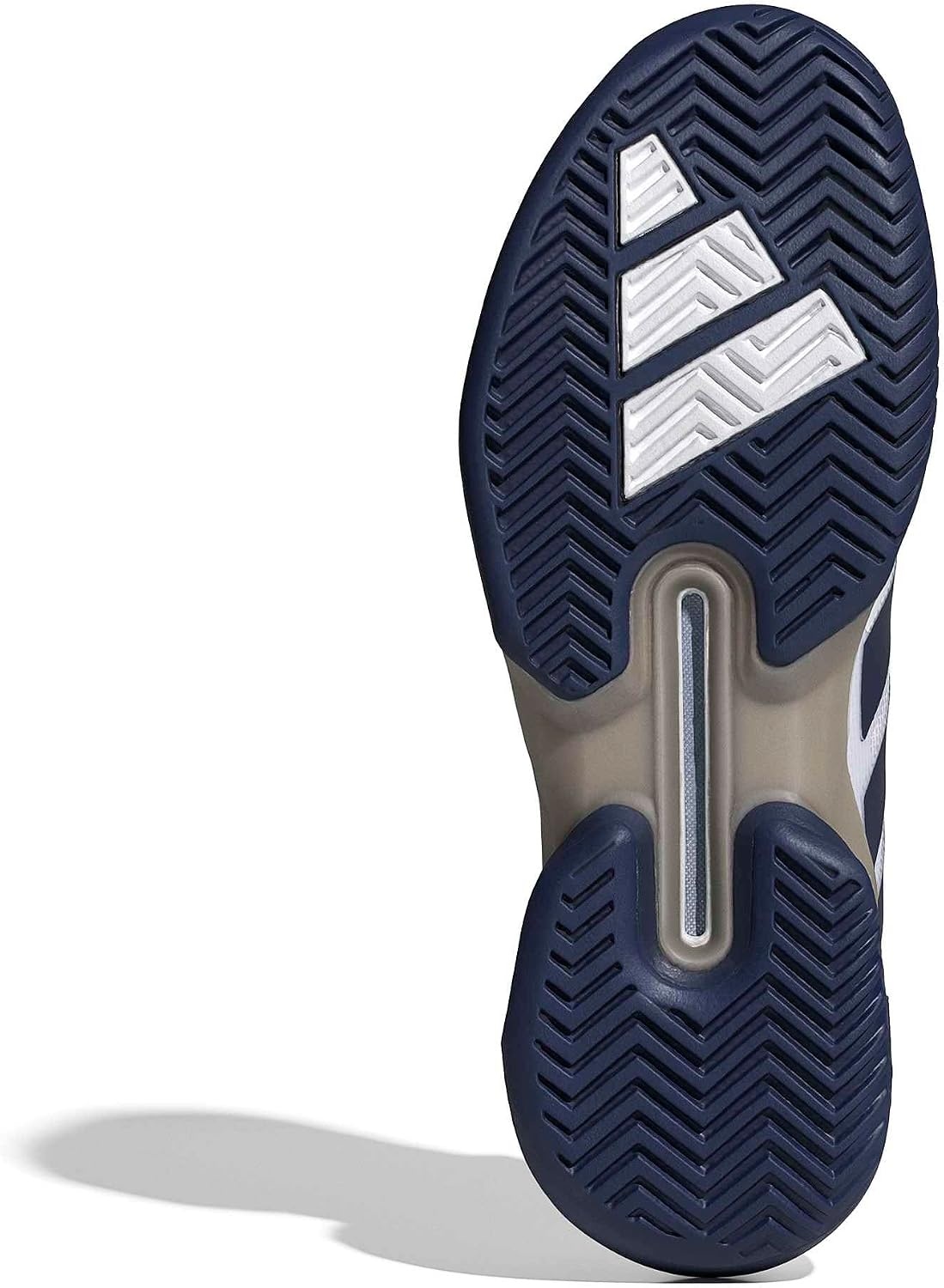 image:imageadidas Mens Adizero Ubersonic 5 Tennis ShoesWhiteDark BlueSilver Metallic