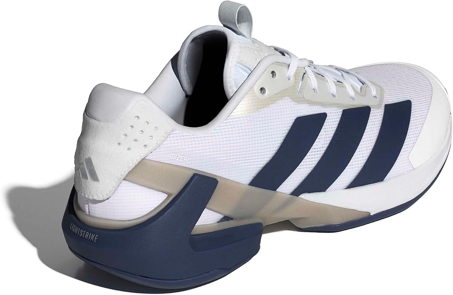 image:imageadidas Mens Adizero Ubersonic 5 Tennis ShoesWhiteDark BlueSilver Metallic