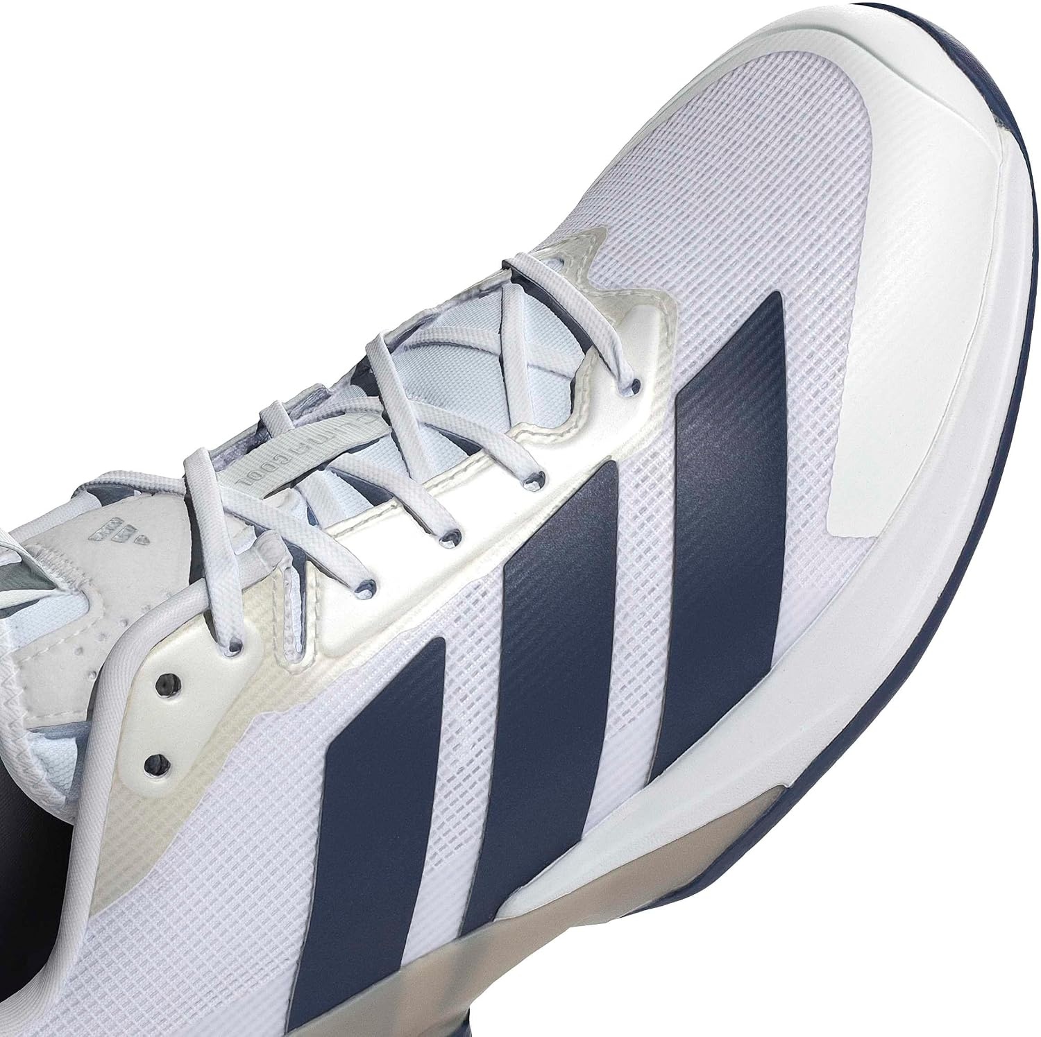 image:imageadidas Mens Adizero Ubersonic 5 Tennis ShoesWhiteDark BlueSilver Metallic
