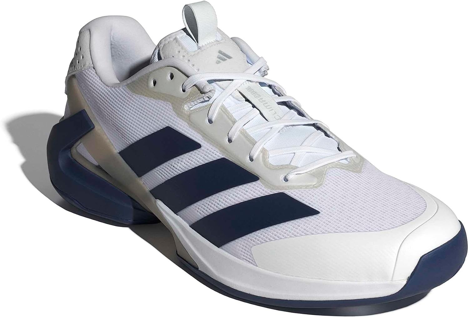 image:imageadidas Mens Adizero Ubersonic 5 Tennis ShoesWhiteDark BlueSilver Metallic