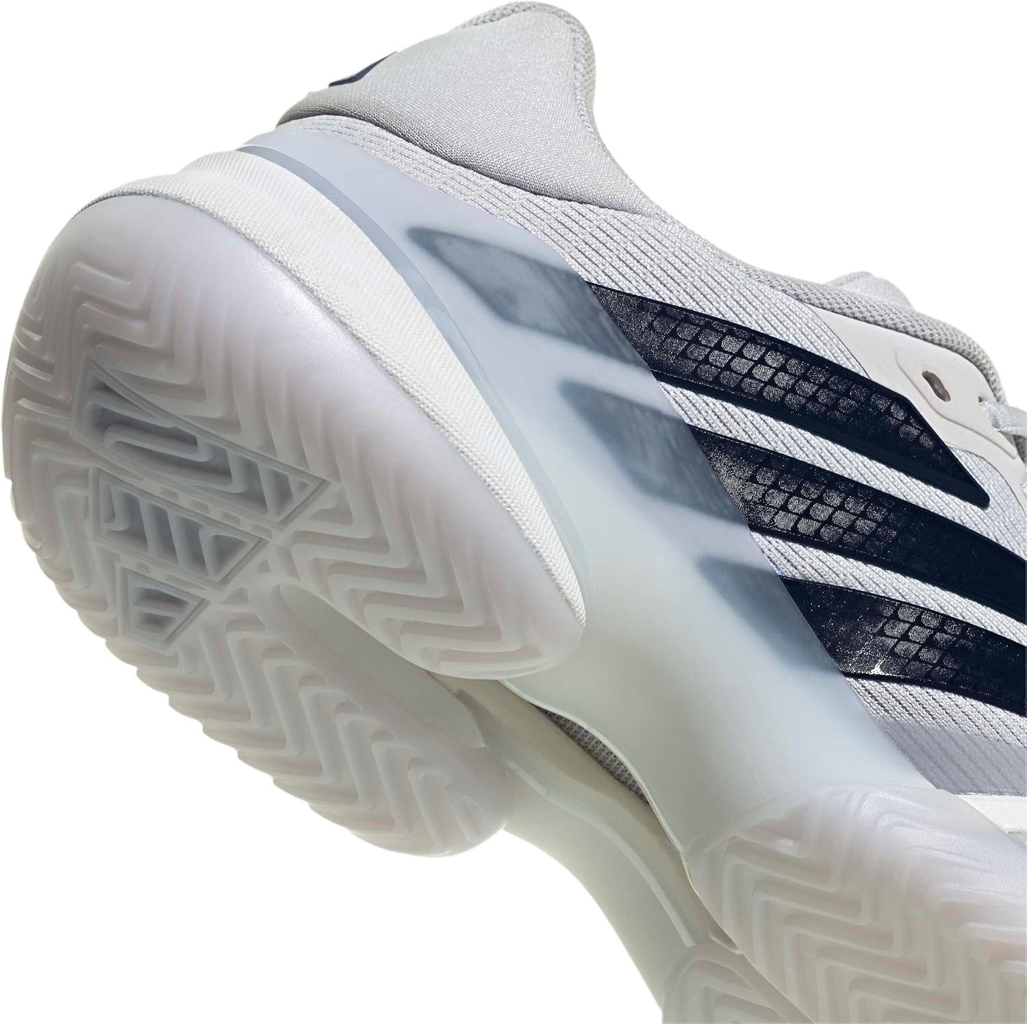 image:imageadidas Mens Barricade 14 Tennis Sneakers Shoes Black OrangeDash GreyAurora InkWhite
