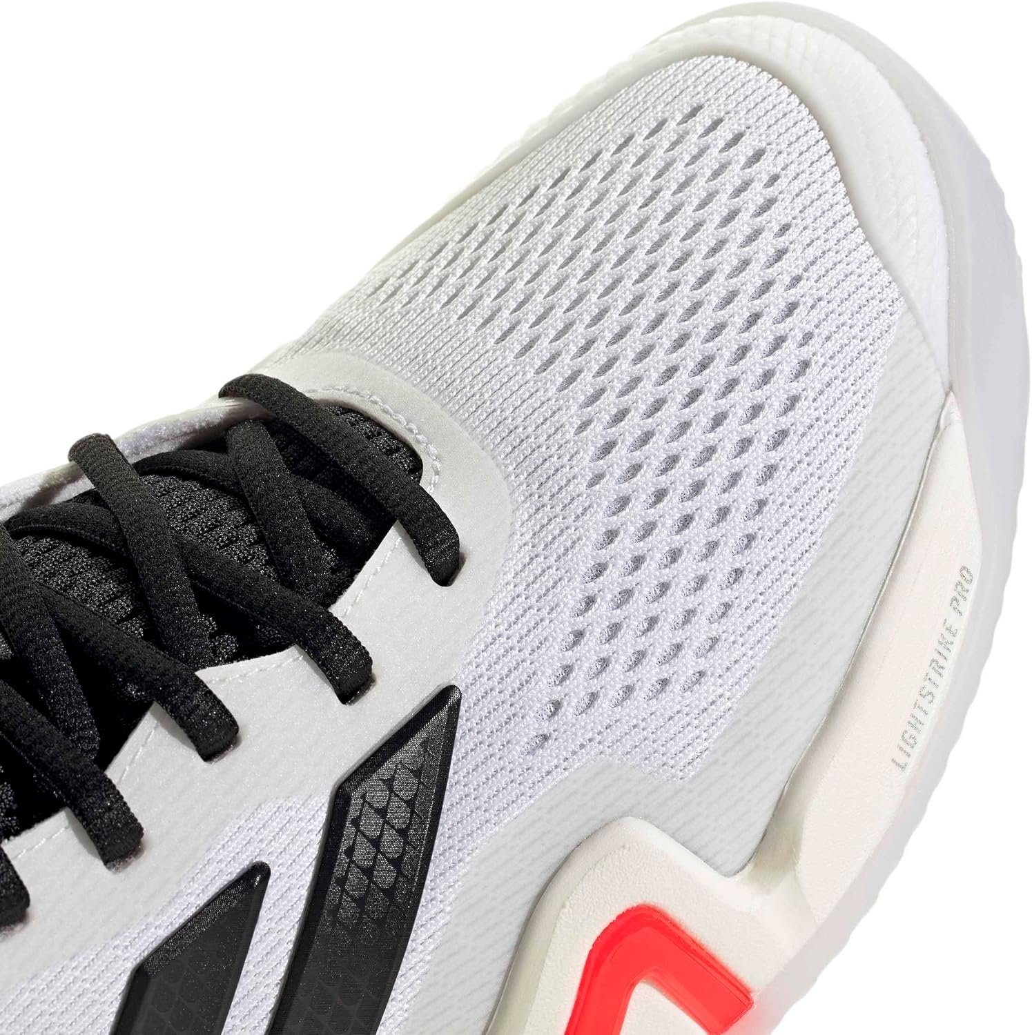 image:imageadidas Mens Barricade 14 Tennis Sneakers Shoes Black OrangeFtwr White Core Black Lucid Red