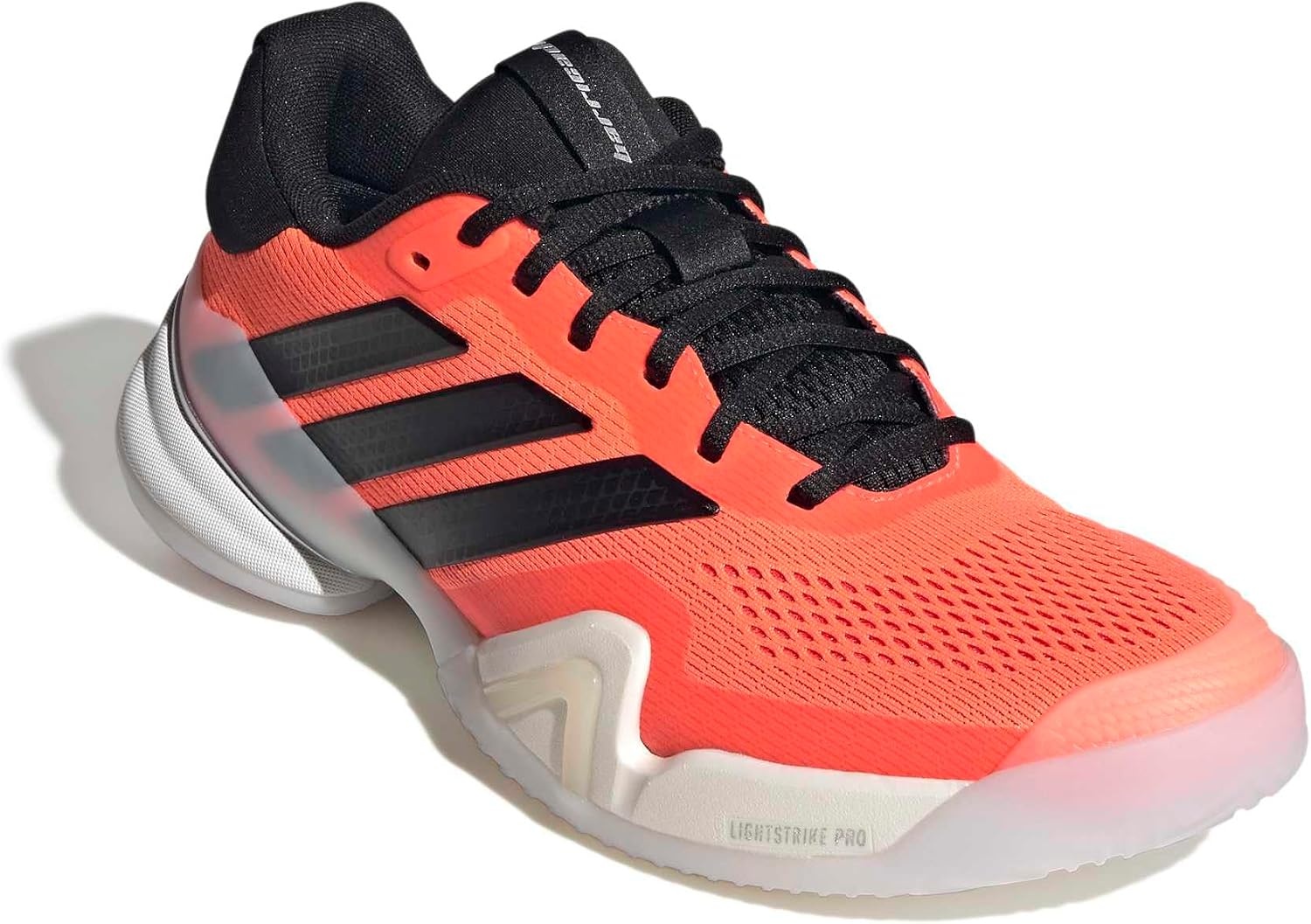 image:imageadidas Mens Barricade 14 Tennis Sneakers Shoes Black OrangeLucid OrangeBlackPure Orange