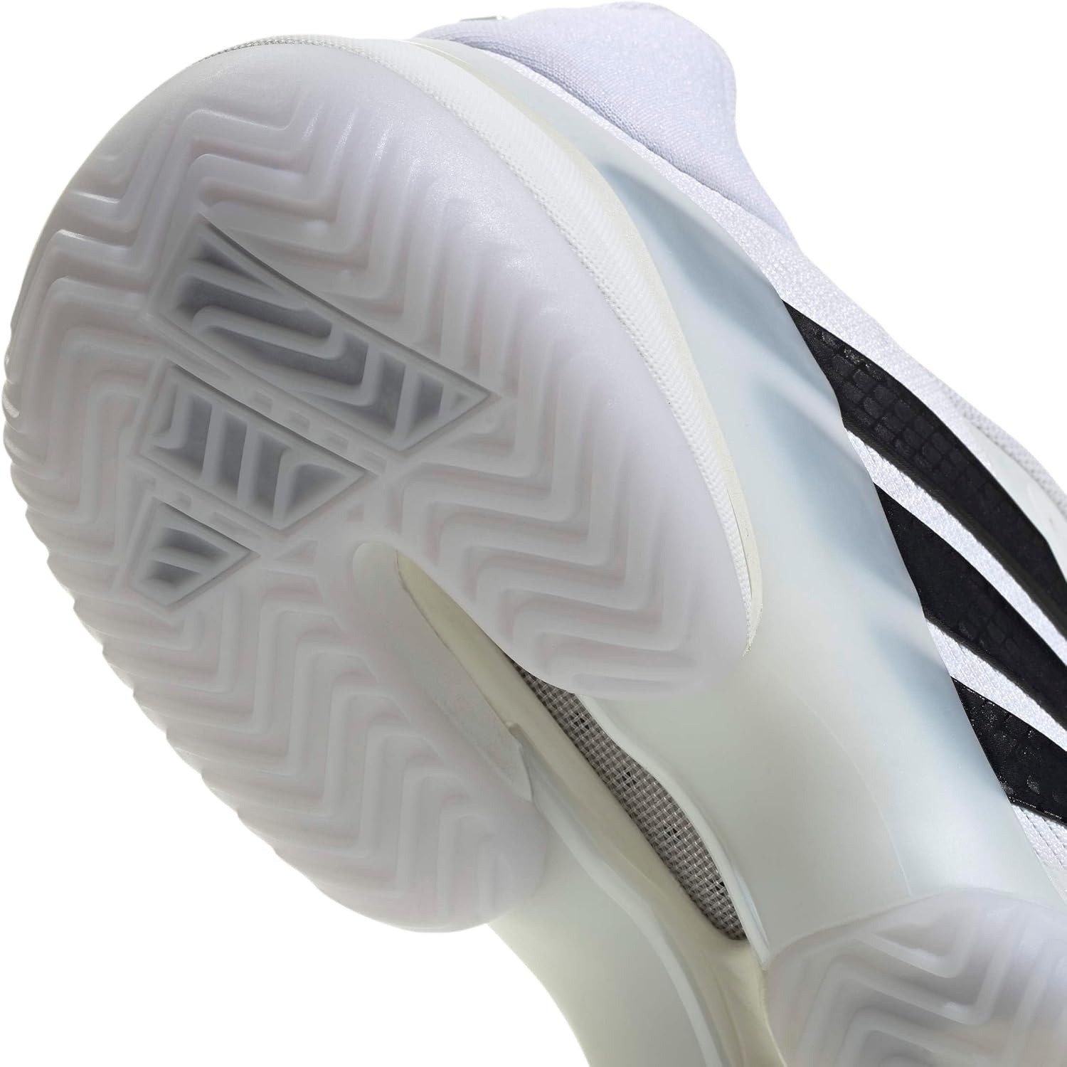 image:imageadidas Mens Barricade 14 Tennis Sneakers Shoes Black OrangeWhiteBlackWhite