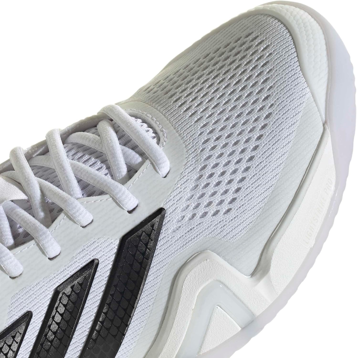 image:imageadidas Mens Barricade 14 Tennis Sneakers Shoes Black OrangeWhiteBlackWhite