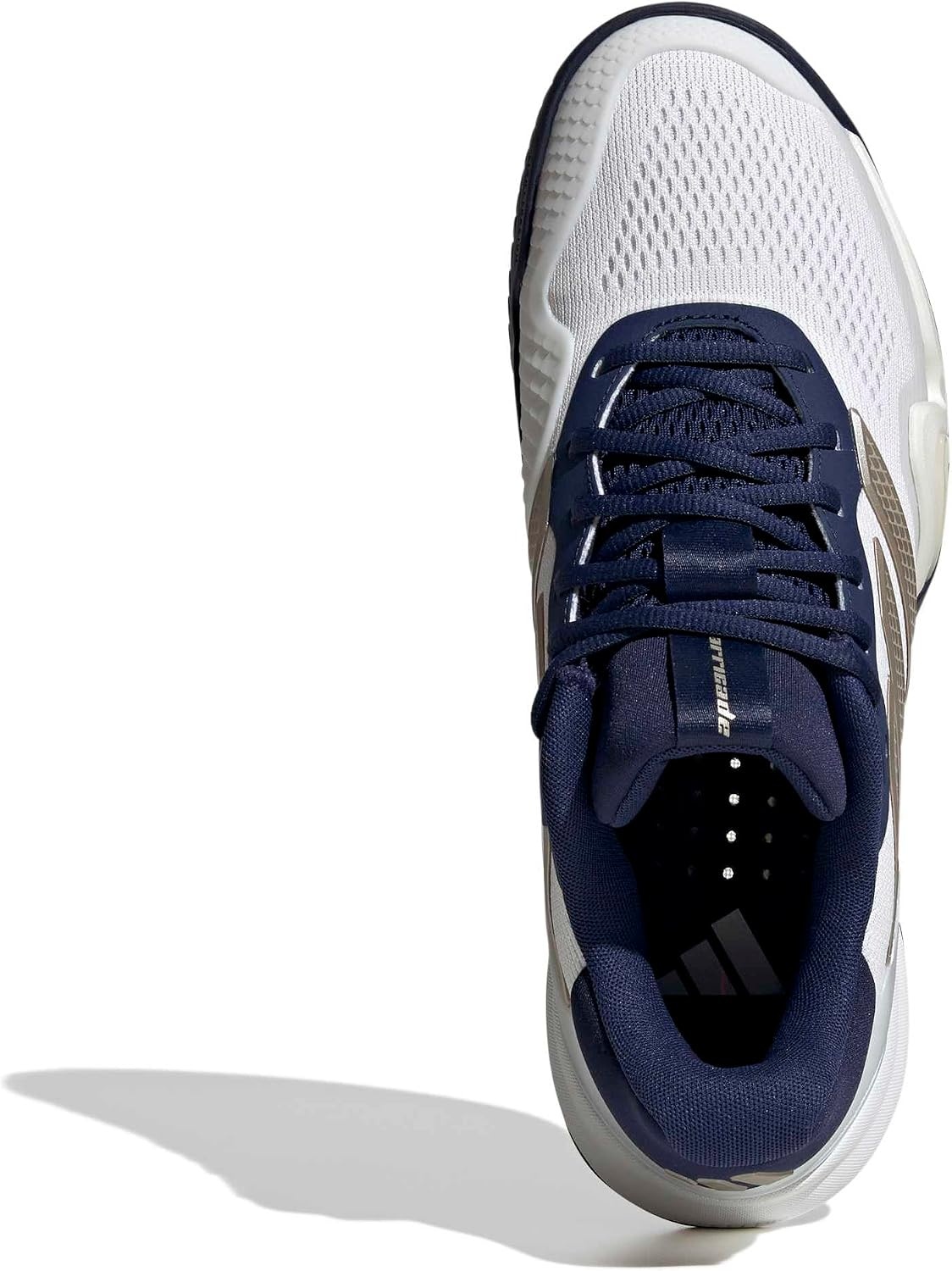 image:imageadidas Mens Barricade 14 Tennis Sneakers Shoes Black OrangeWhiteCyber MetallicDark Blue
