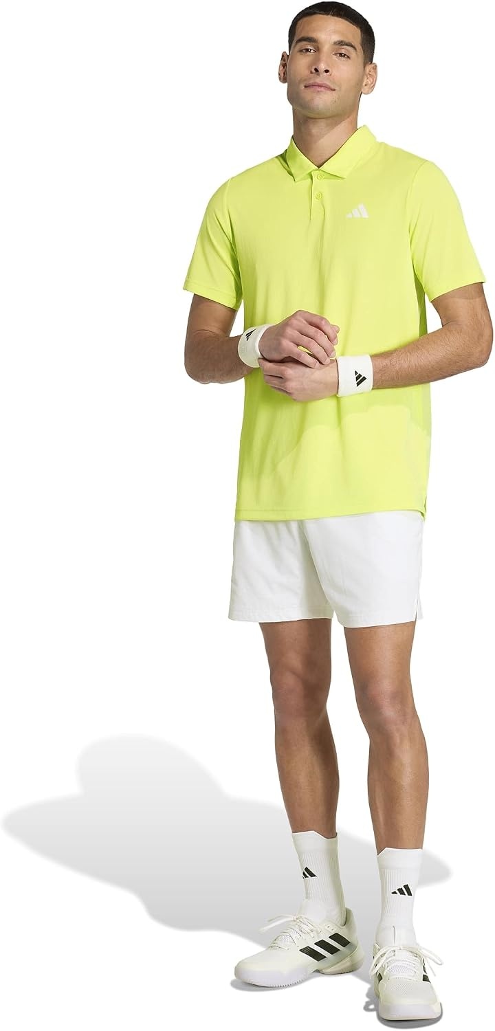 image:imageadidas Mens Club Tennis Polo ShirtSemi Frozen Lemon