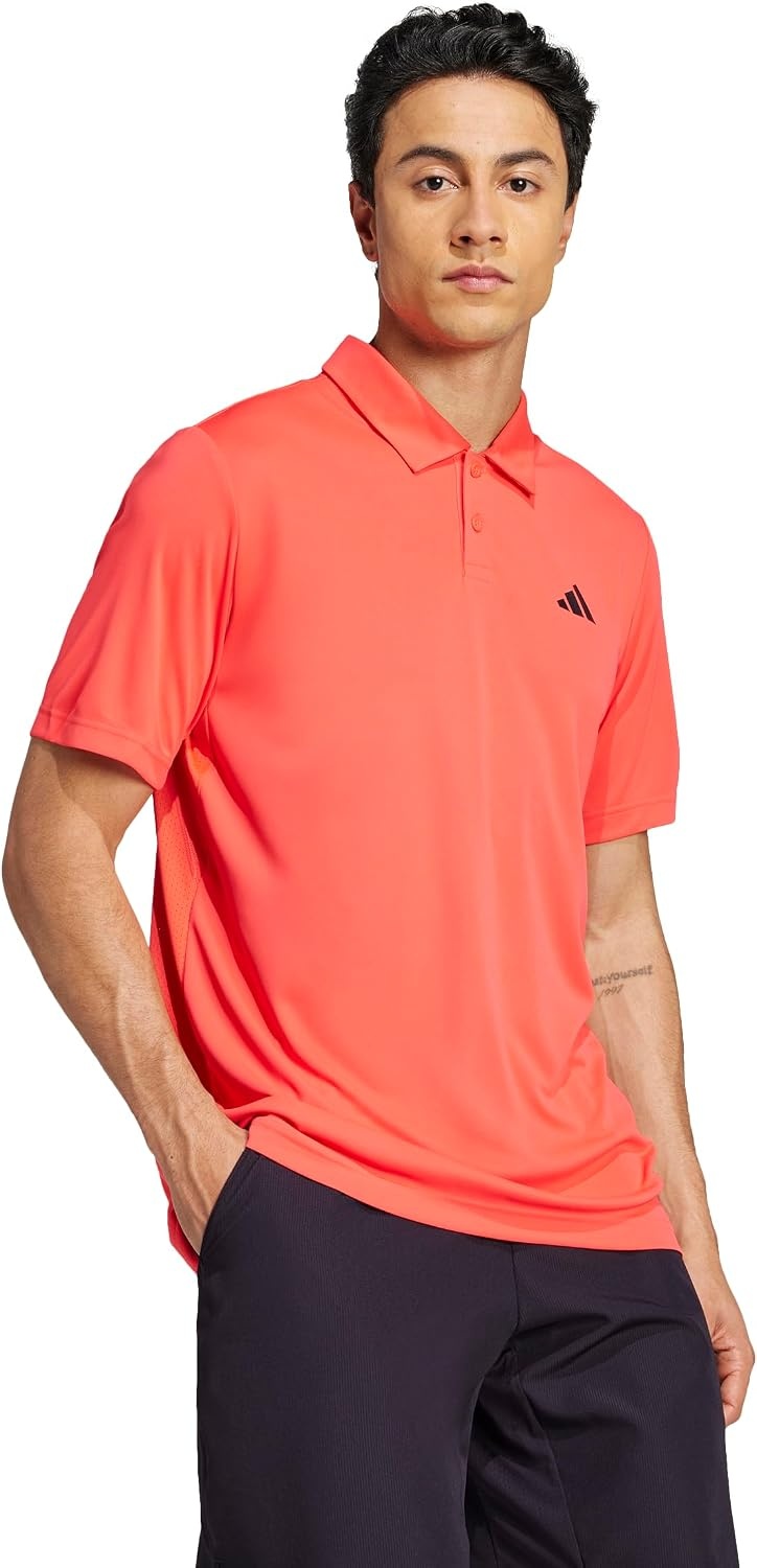 image:imageadidas Mens Club Tennis Polo ShirtSemi Lucid Red