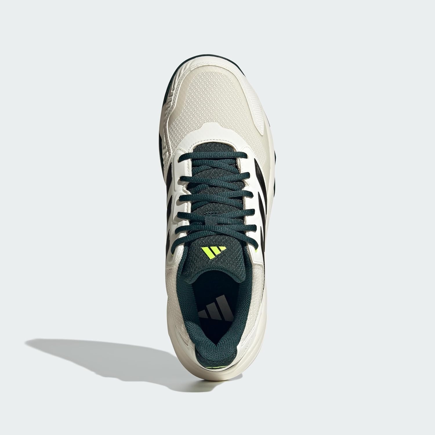 image:imageadidas Mens Courtjam Control 3 Tennis Sneakers Shoes WhiteOff WhiteSilver MetallicAurora Ivy