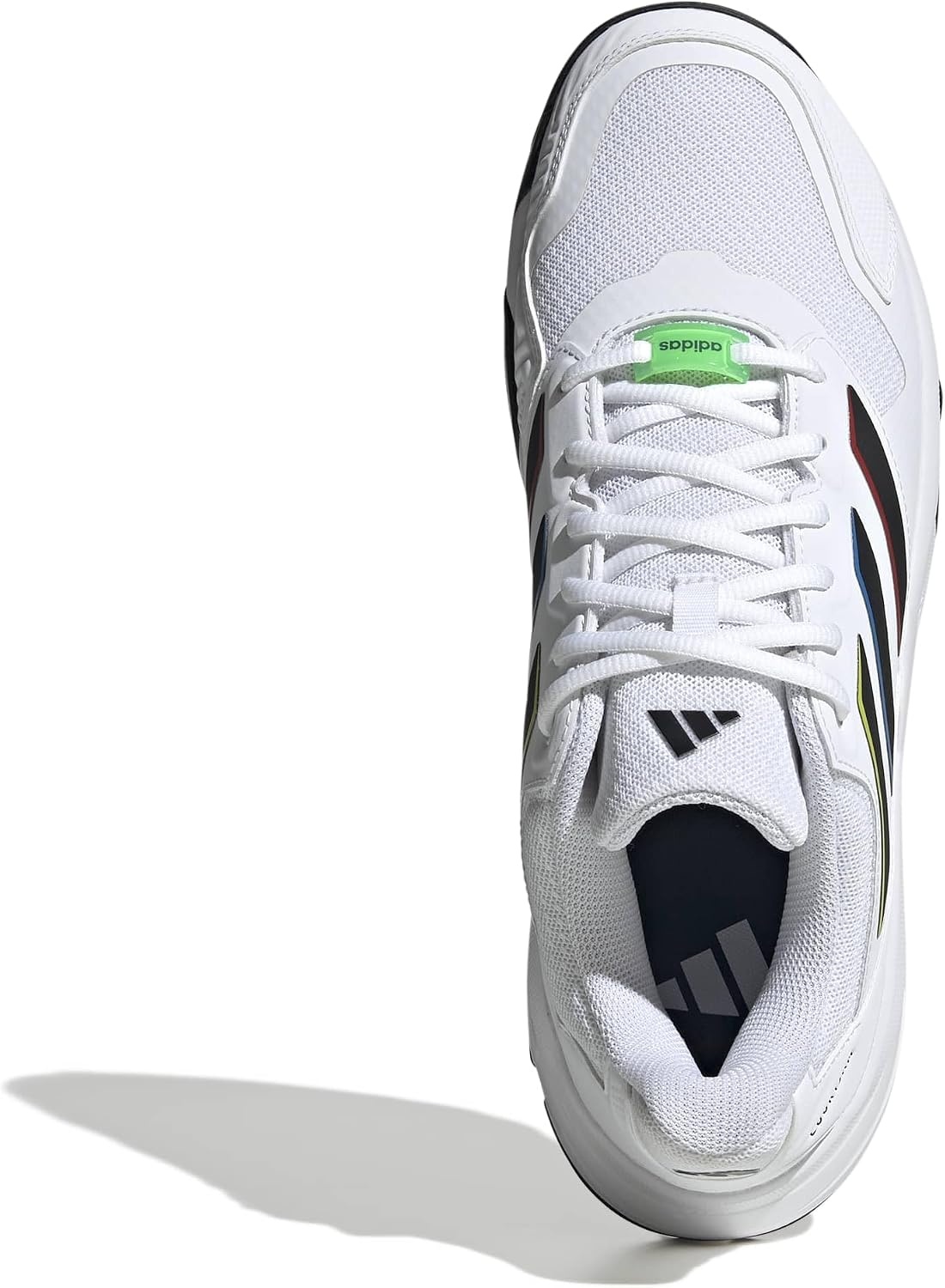 image:imageadidas Mens Courtjam Control 3 Tennis Sneakers Shoes WhiteWhiteBlackWhite